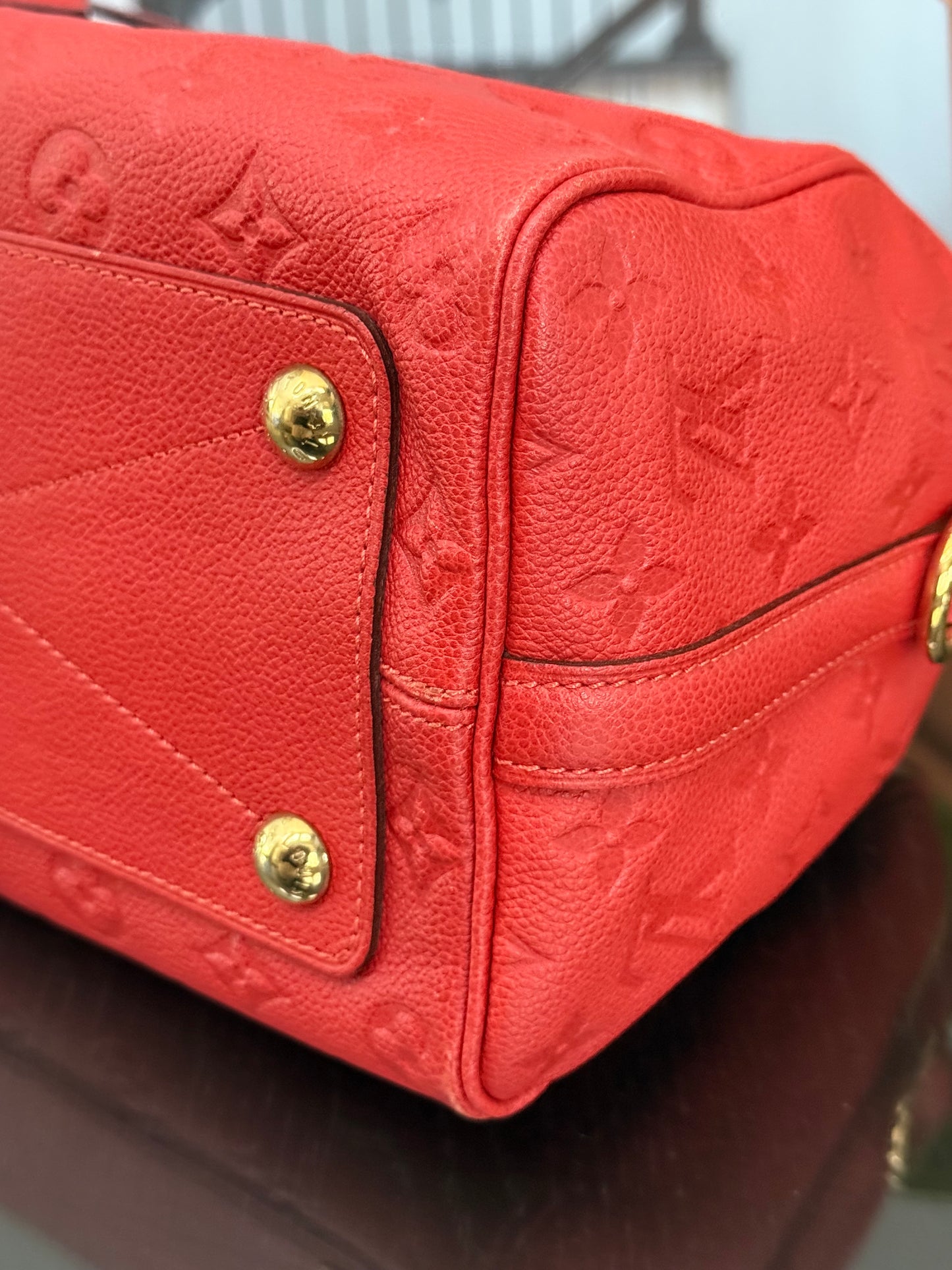 🌺Empriente Speedy 25 Bandoulier with lock 🔐 keys -🗓️ Year: 2012