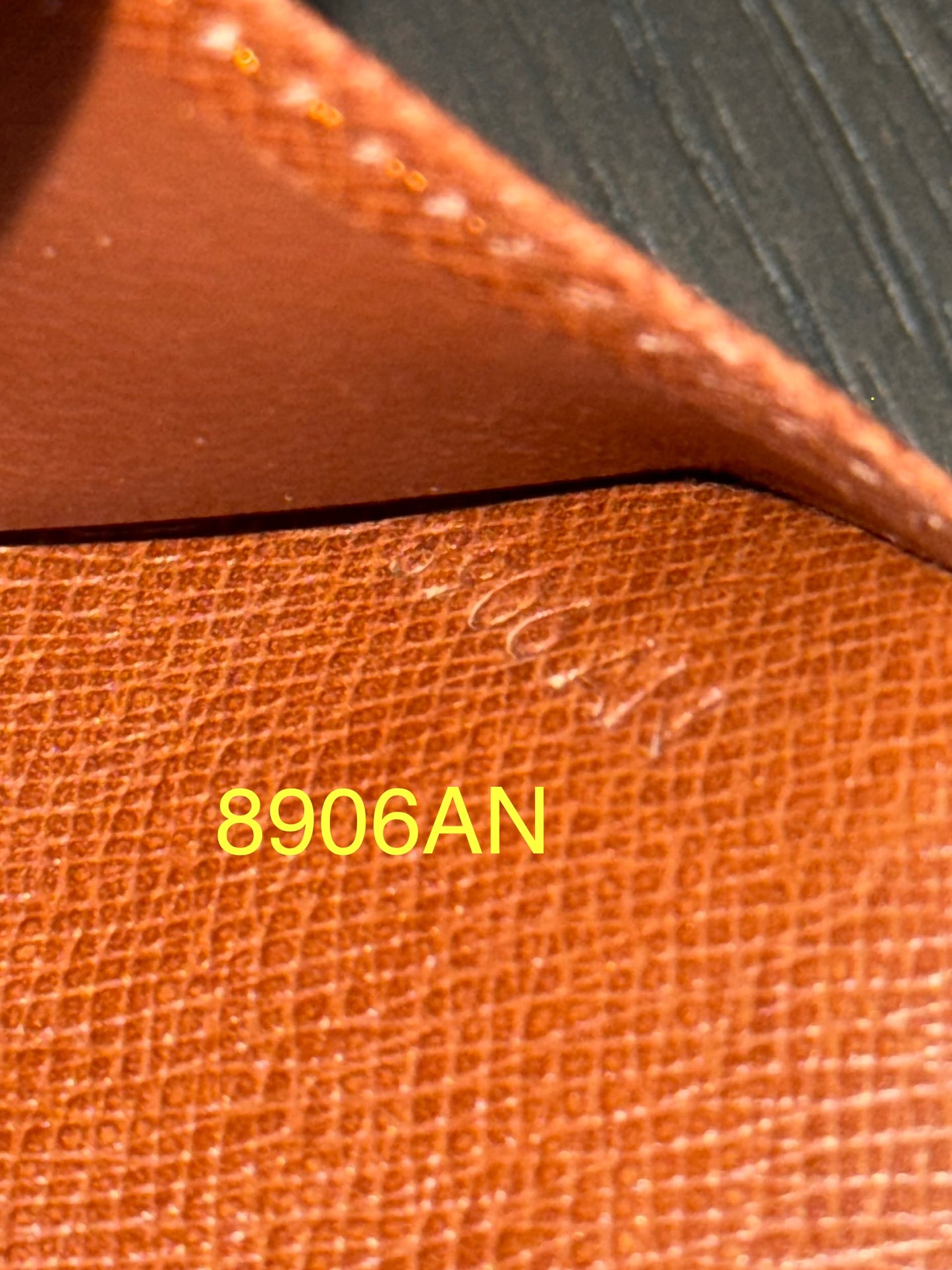 Vintage Checkbook Holder in Monogram 🗓️ Year: 1989