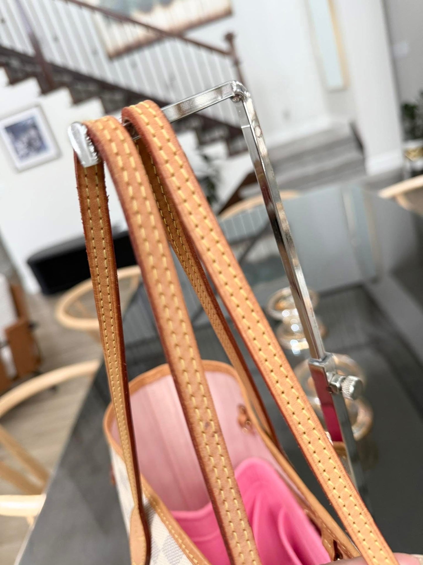 Neverfull MM in Rose Ballerine w/ Dustbag, Receipt and Insert Organizer -ποΈ Microchip