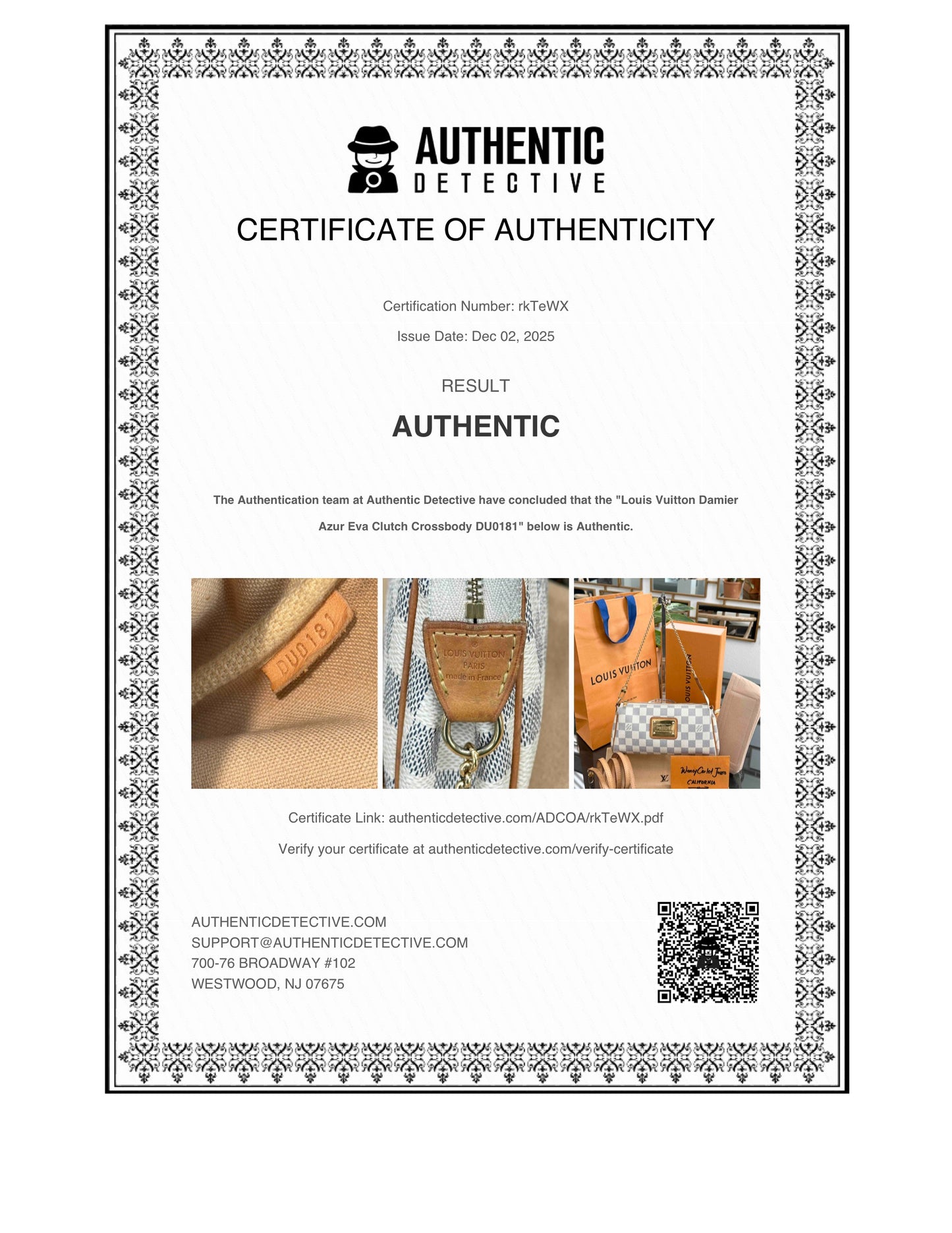 Eva Clutch in Azur with Original Strap,Box Dustbag and Insert Organizer 🗓️ Year: 2011