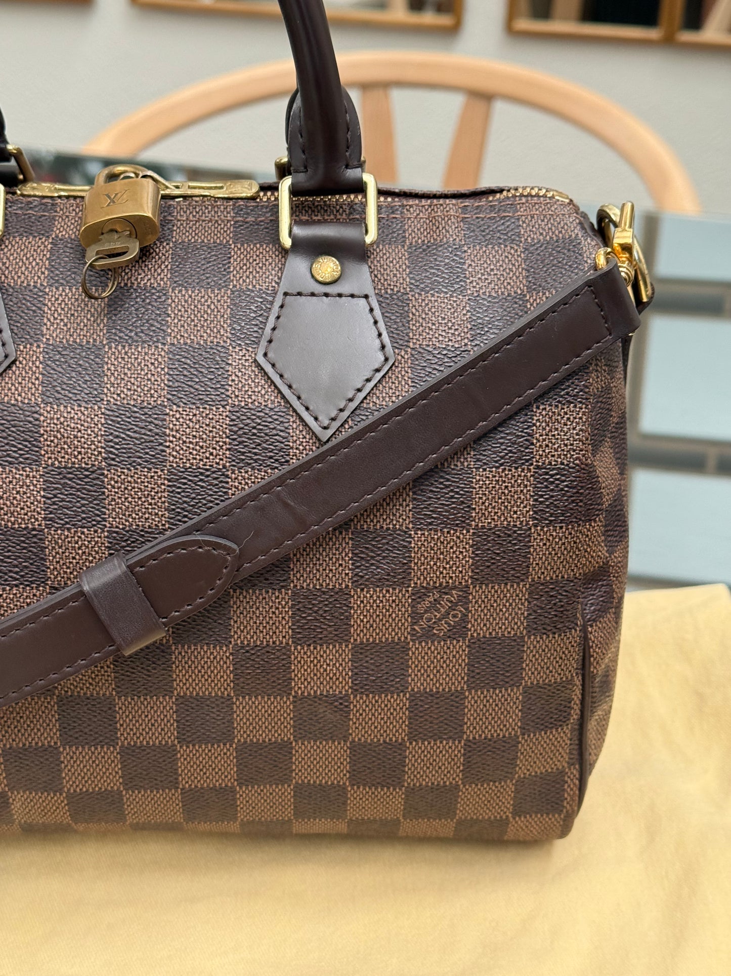 Speedy 25 Bandoulier in DE with π Lock, Key and Dustbag -Year: 2014