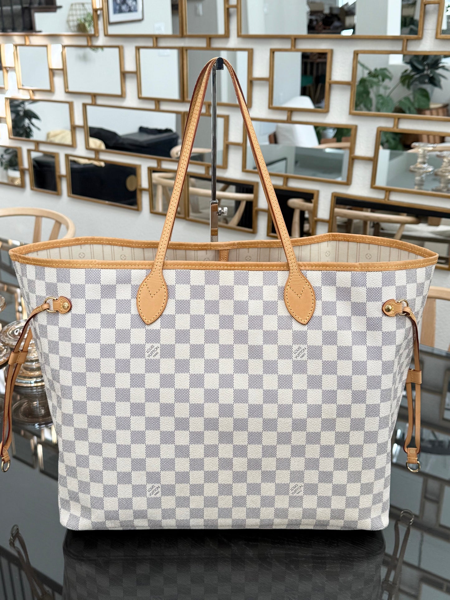 Neverfull GM Azur with Dustbag and Insert Organizer -๐๏ธ Year: 2012