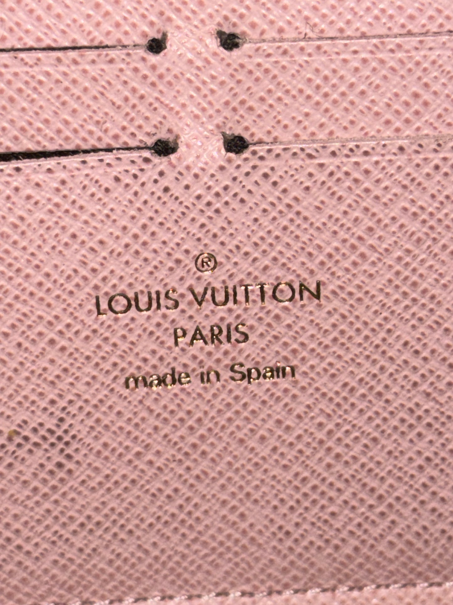 Clemence Wallet in Rose Ballerine Monogram with Dustbag and Box π
Microchipped
