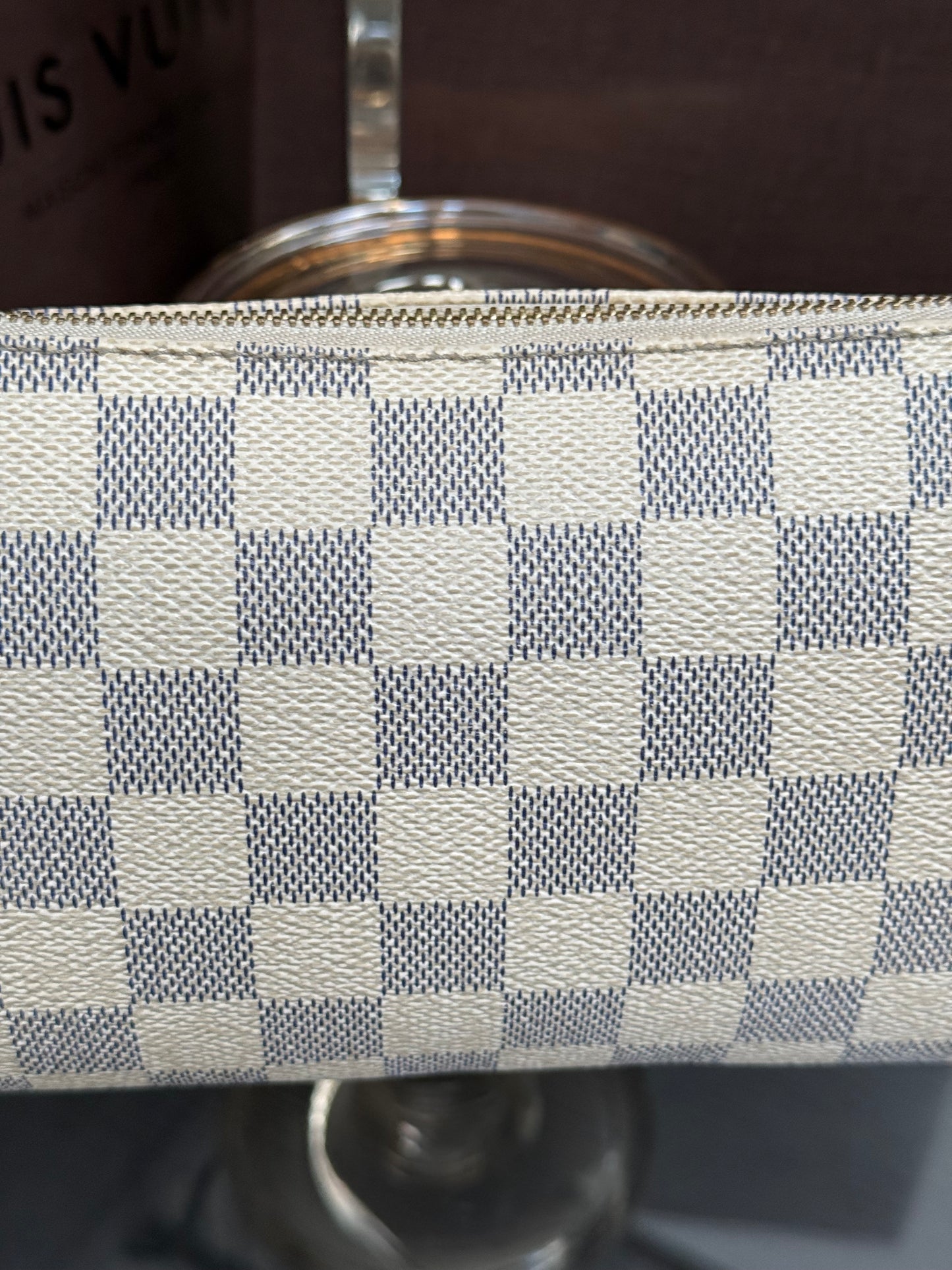 Eva Clutch in Azur with Dustbag , box and Paper bag 🗓️ Year: 2011