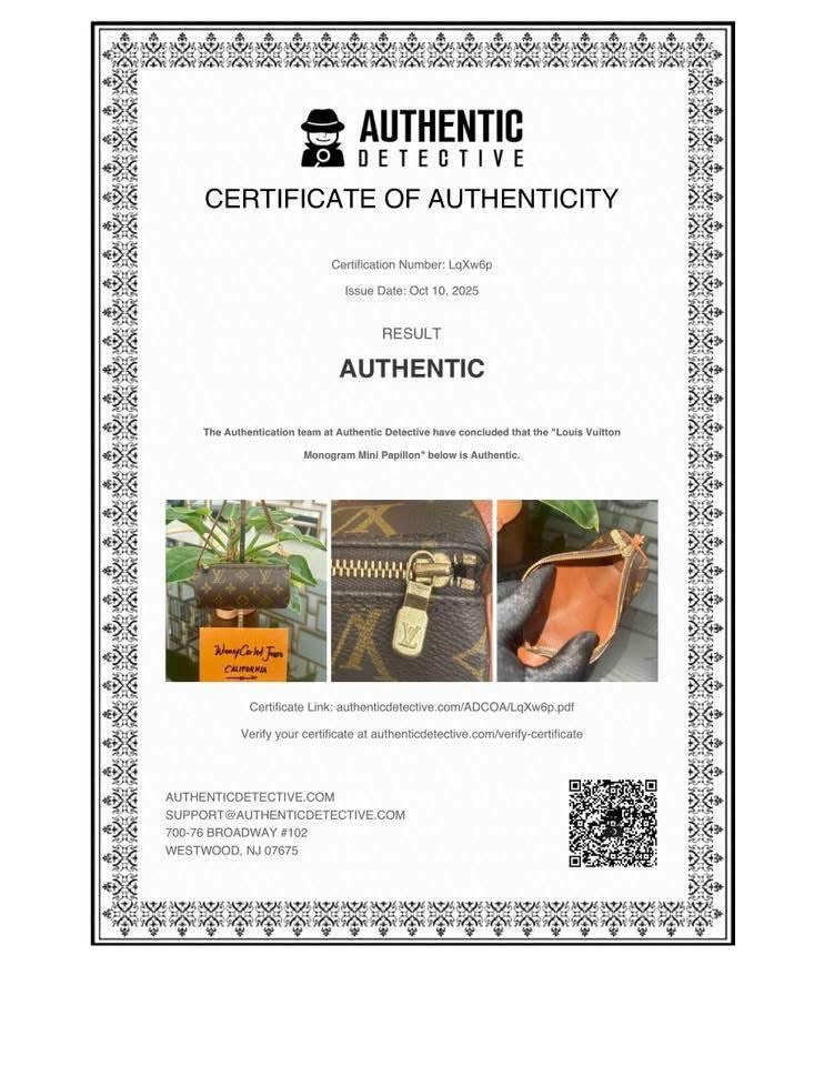 Vintage Monogram Mini Papillon ๐๏ธ Year: Pre Date Code