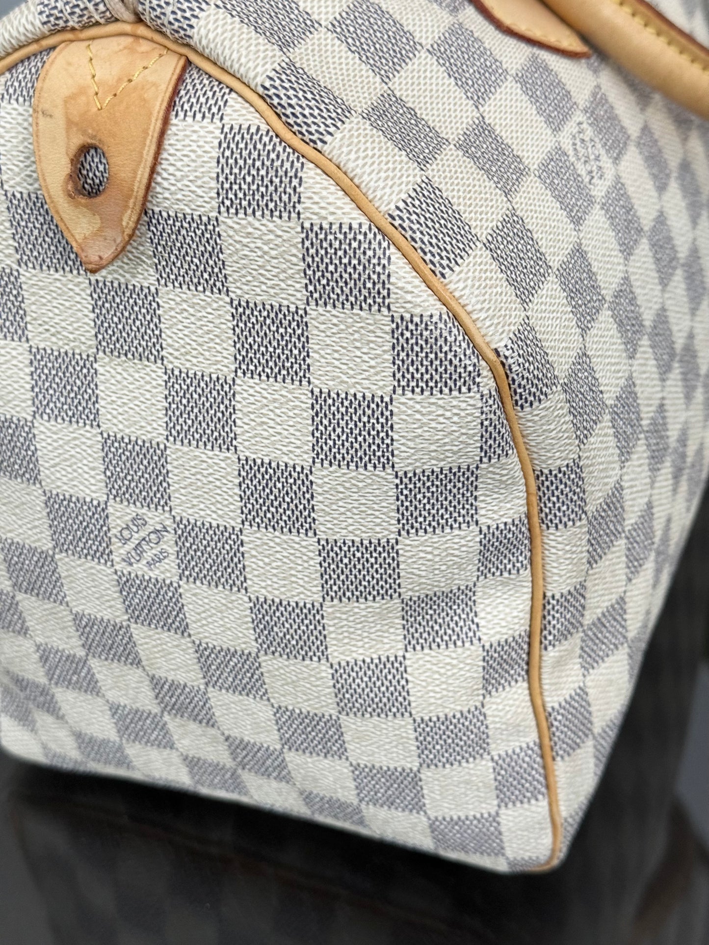Speedy 30 in Damier Azur with lock π key, Dustbag and Insert Organizer -ποΈ Year 2007