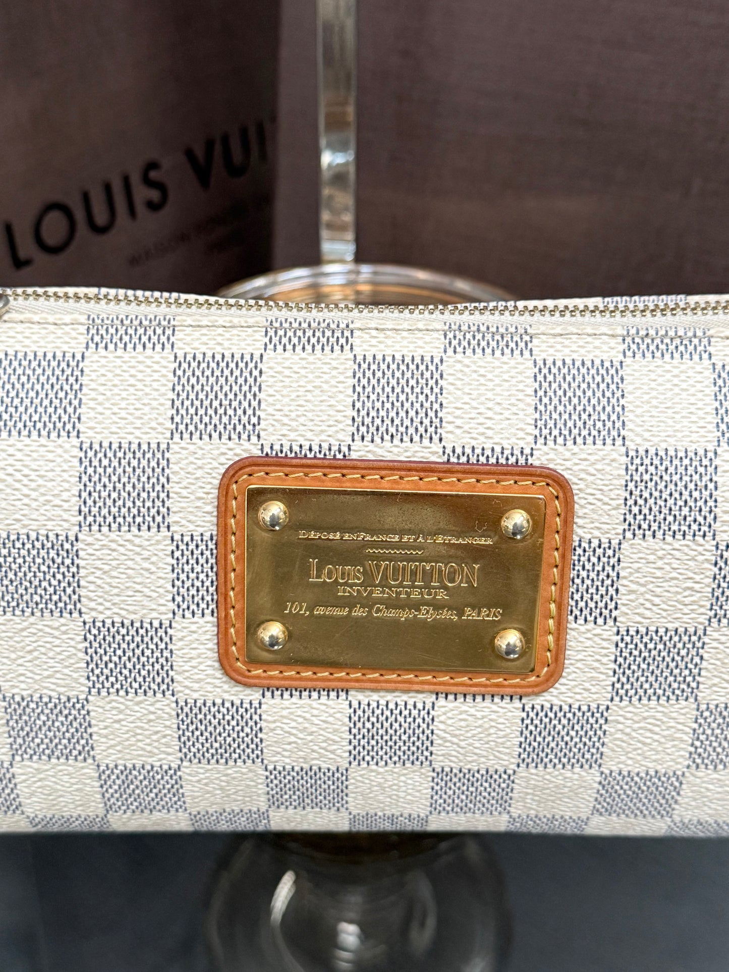 Eva Clutch in Azur with Dustbag , box and Paper bag 🗓️ Year: 2011