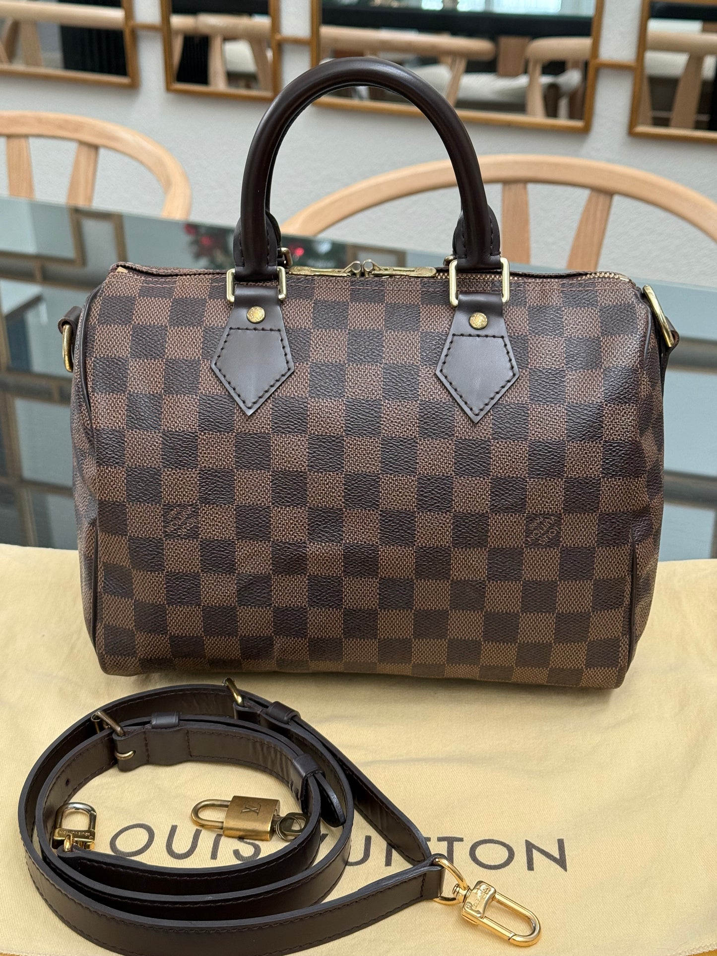 Speedy 25 Bandoulier in DE with π Lock, Key and Dustbag -Year: 2014
