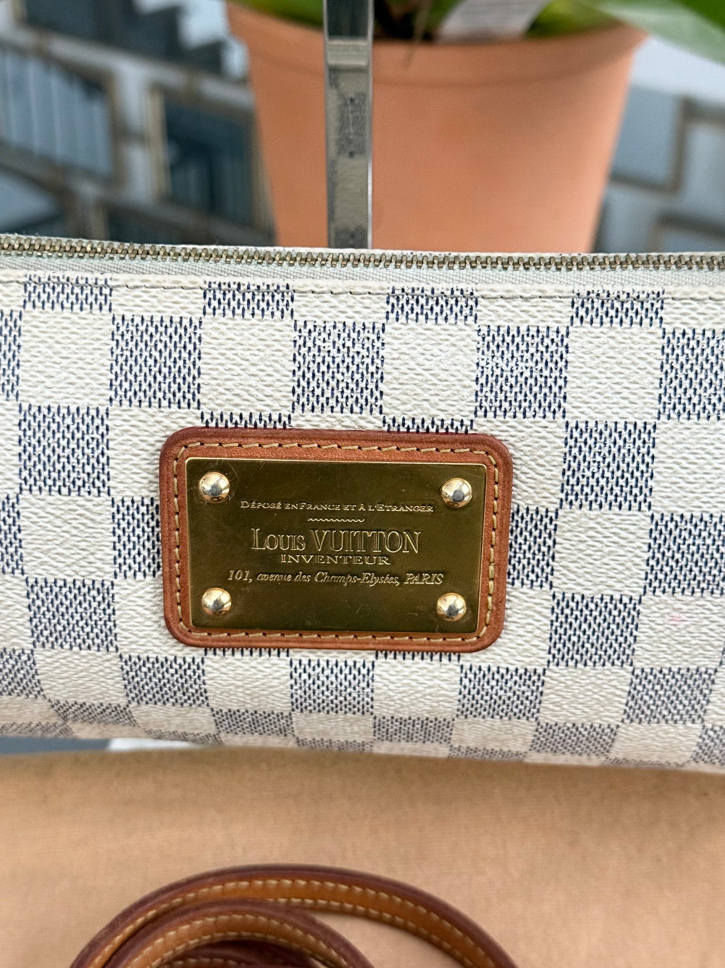 Eva Clutch in Azur with Dustbag , box and Paper bag-๐๏ธ Year: 2011