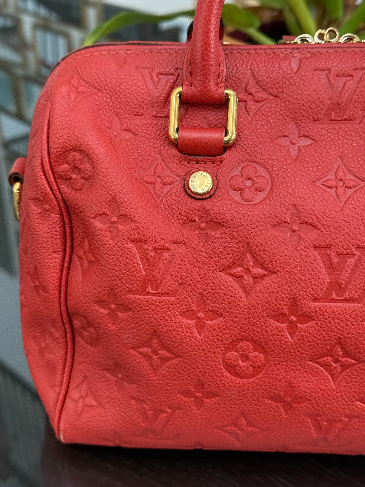 🌺Empriente Speedy 25 Bandoulier with lock 🔐 keys -🗓️ Year: 2012