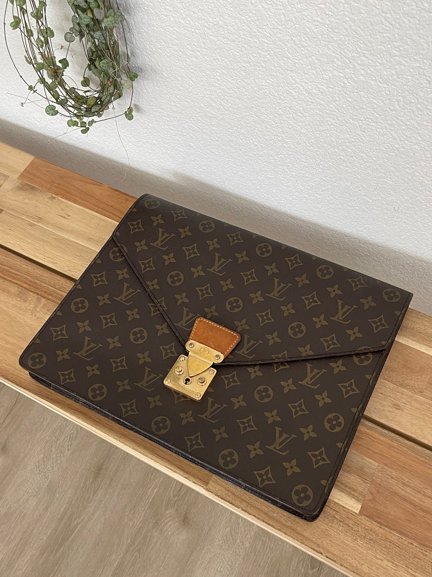 Document Business/Laptop Bag with Key - Year: 1990