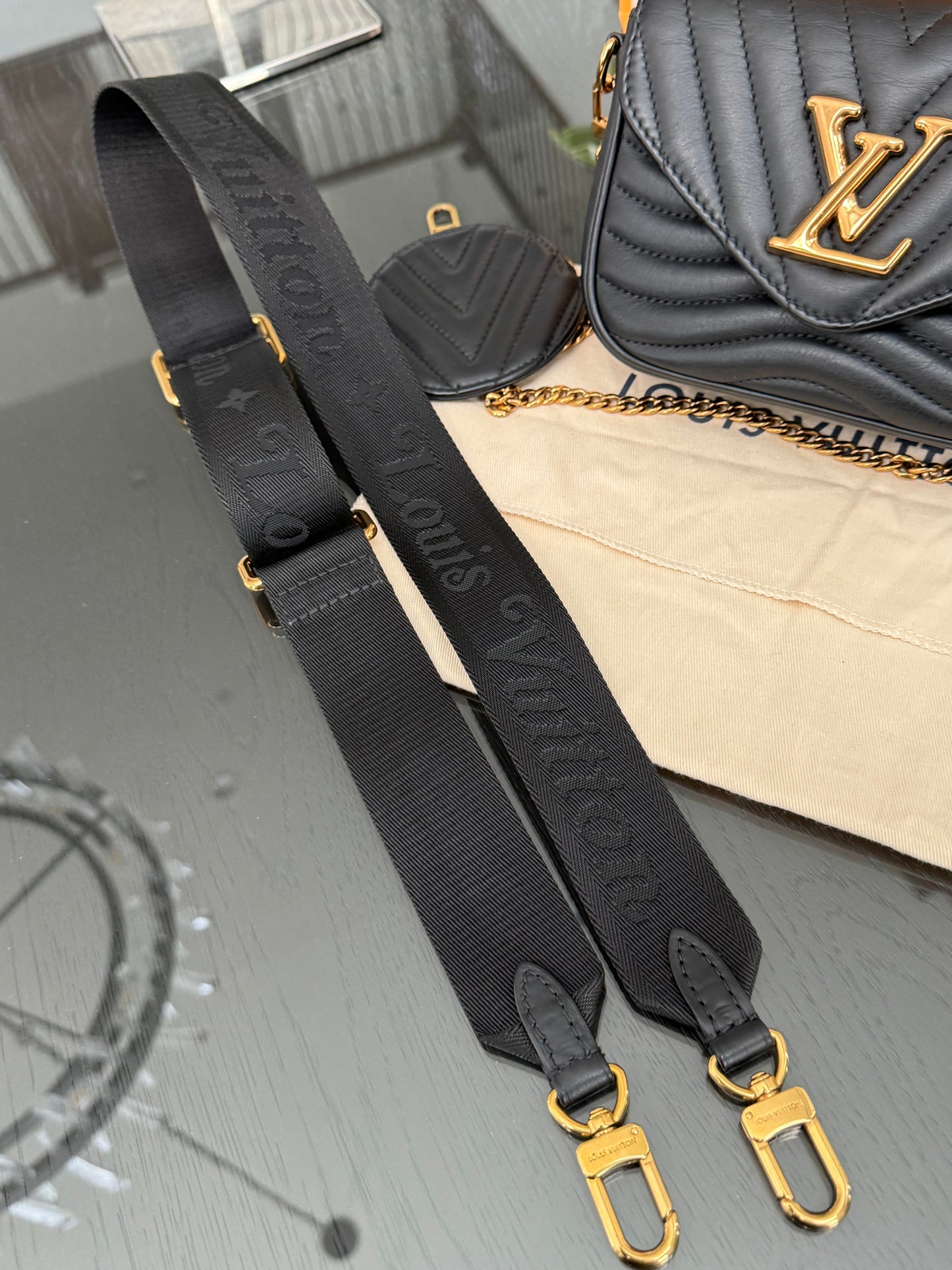 Multi Pochette New Wave Noir with Box, Dustbag and Paper bag