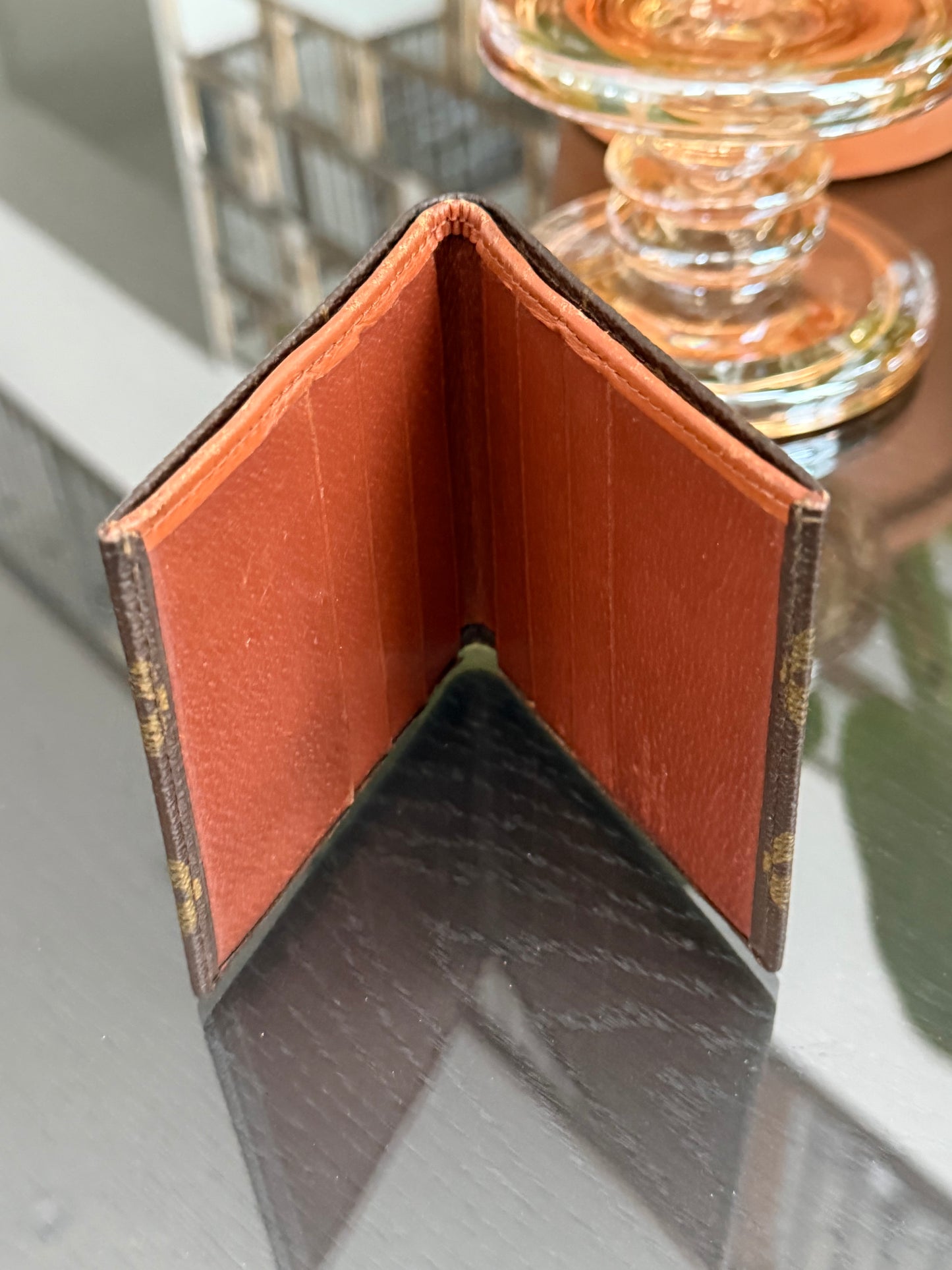 Bifold Mens Cardholder Wallet with Bill Compartment- Vintage