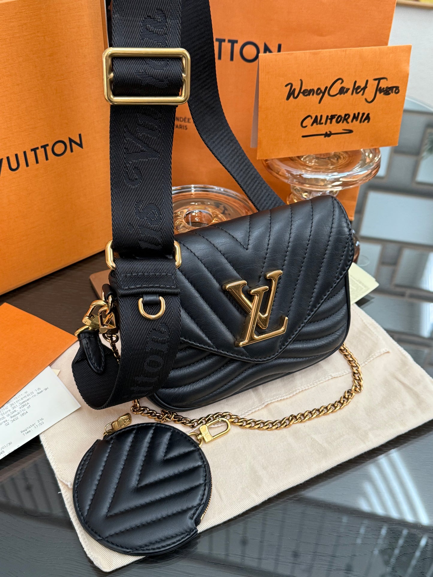 Multi Pochette New Wave Noir with Box, Dustbag and Paper bag