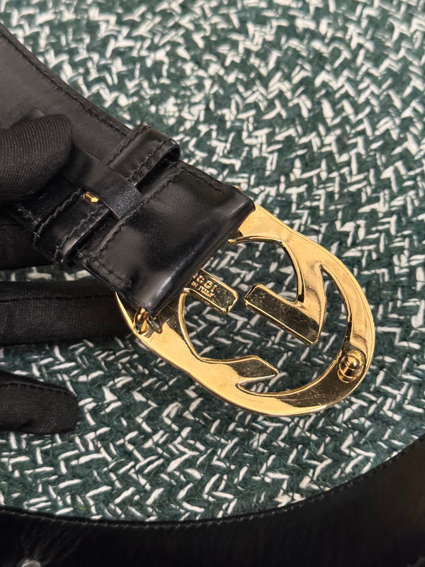 GU CCI Vintage Leather Belt -๐๏ธ