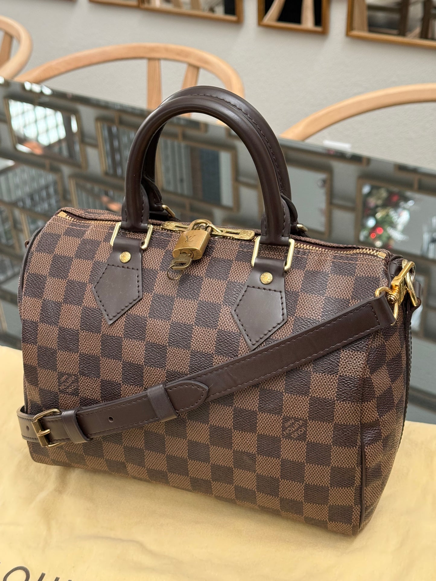 Speedy 25 Bandoulier in DE with π Lock, Key and Dustbag -Year: 2014