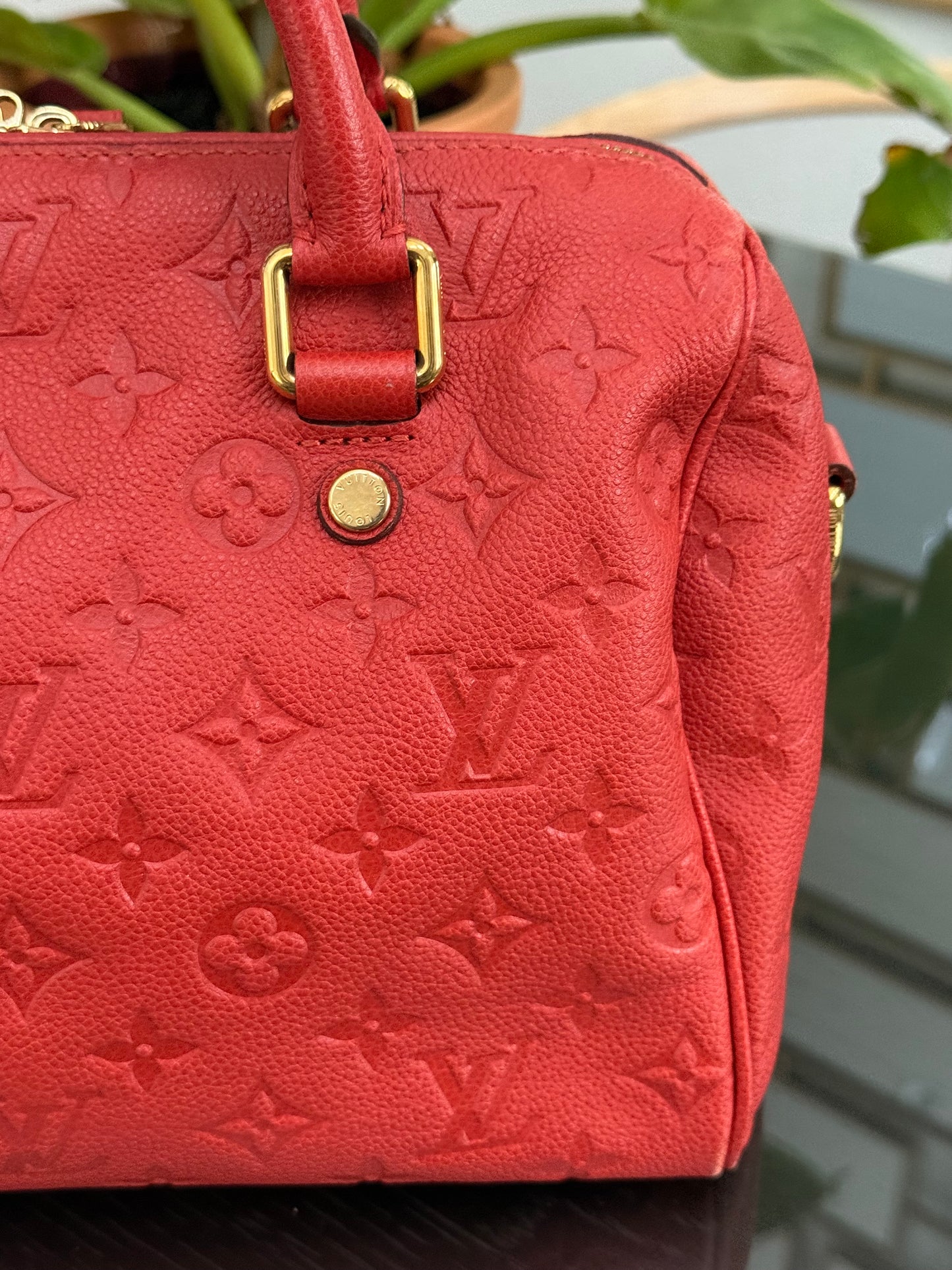 🌺Empriente Speedy 25 Bandoulier with lock 🔐 keys -🗓️ Year: 2012