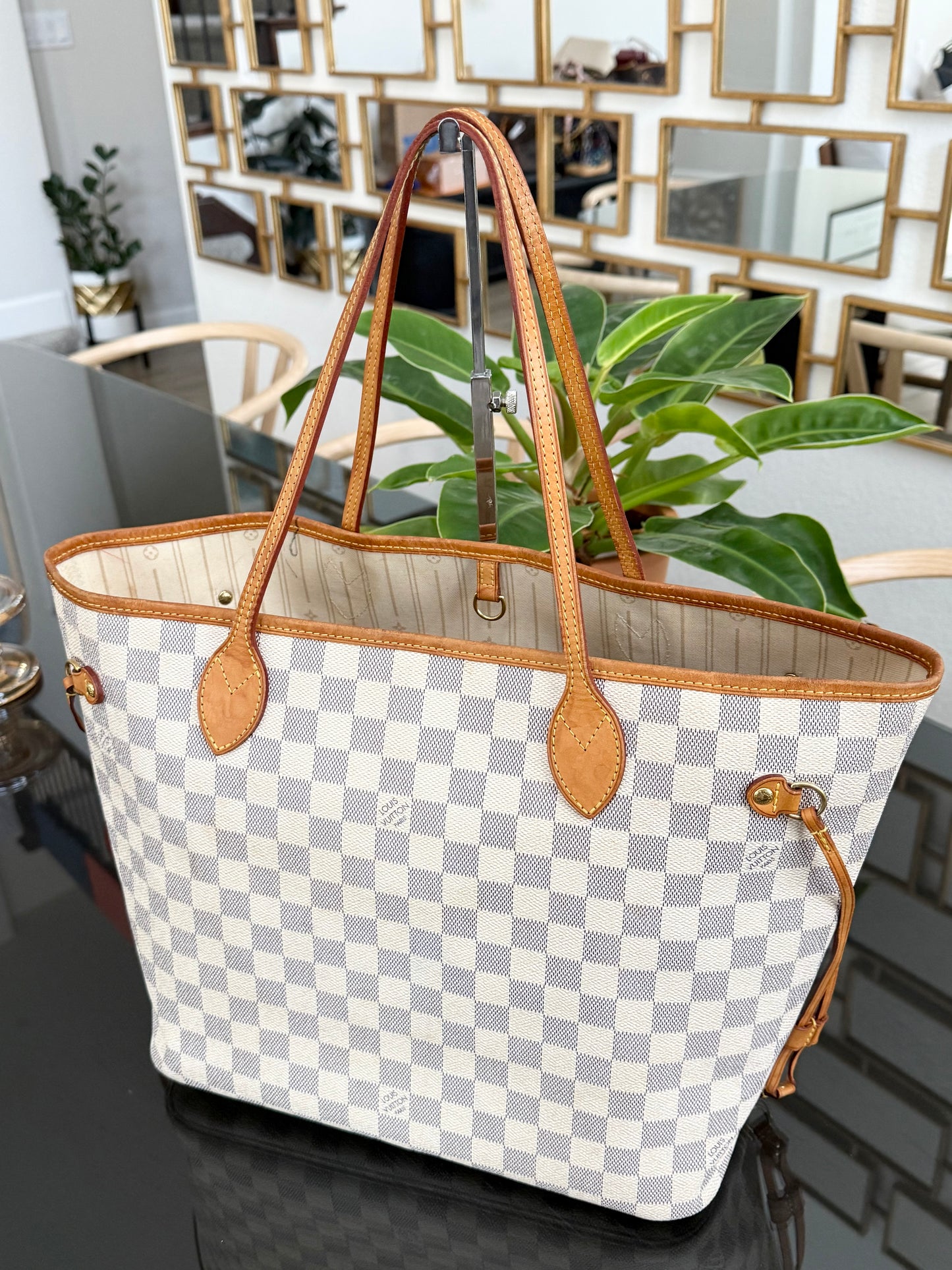 Neverfull MM in Azur with Insert Organizer 🗓️ Year: 2011