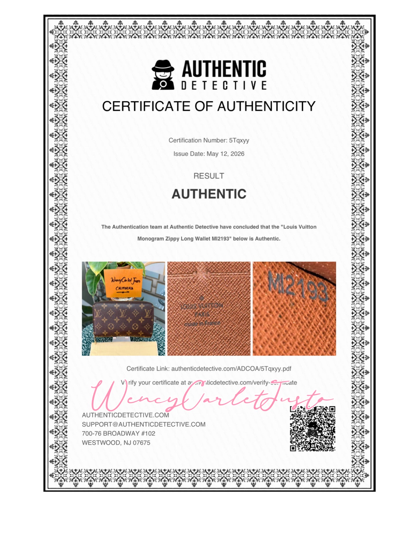 Monogram Zippy Long Wallet with Dustbag ๐๏ธ Year: 2013