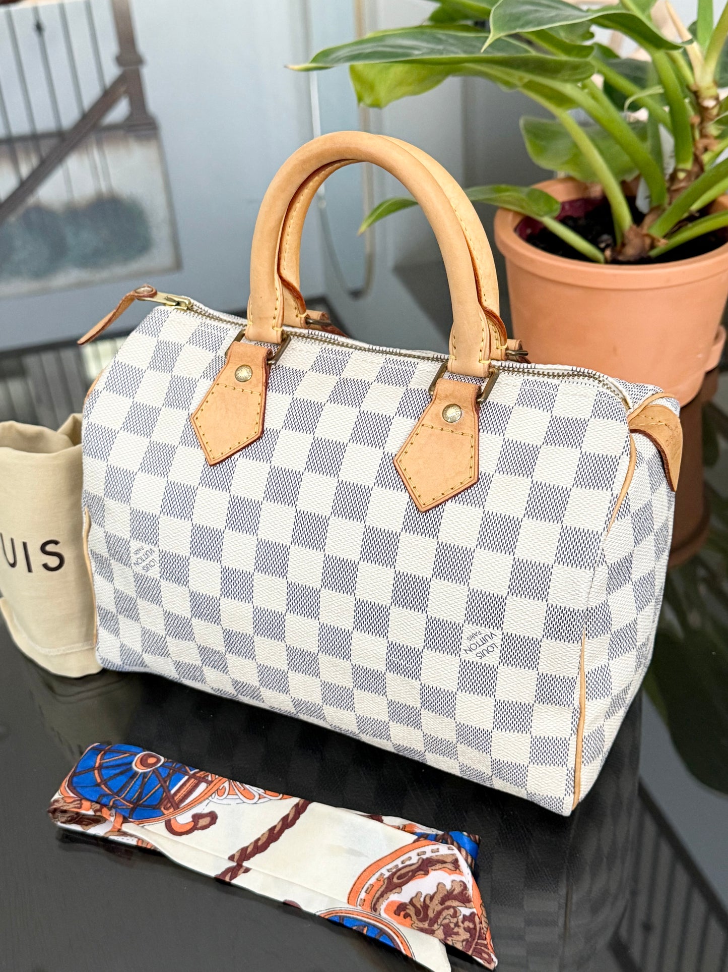 Speedy 25 Azur with, Dustbag, Insert organizer and twilly
๐๏ธ Year: 2008
