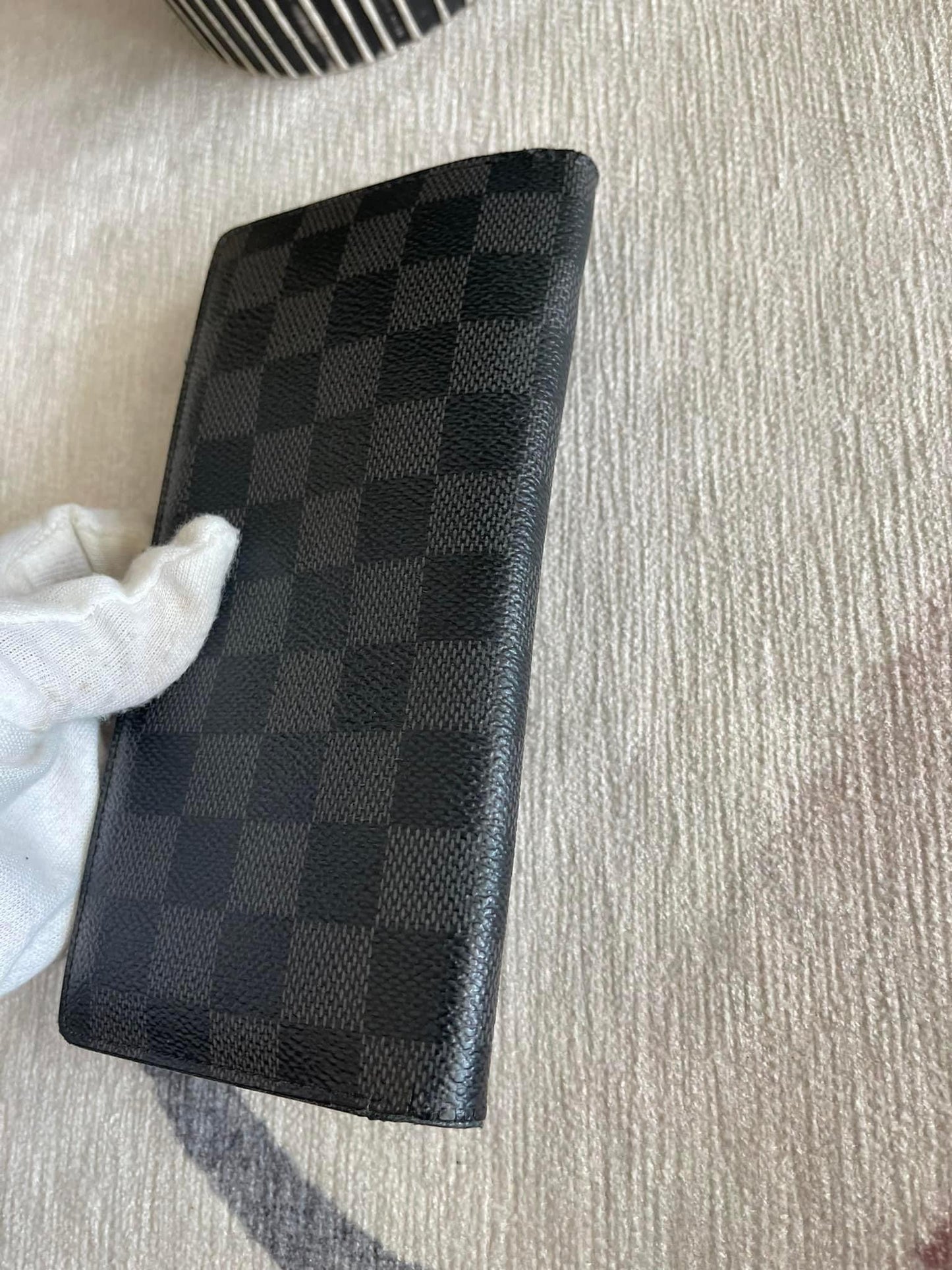 Brazza Wallet in Damier Graphite -Year 1999