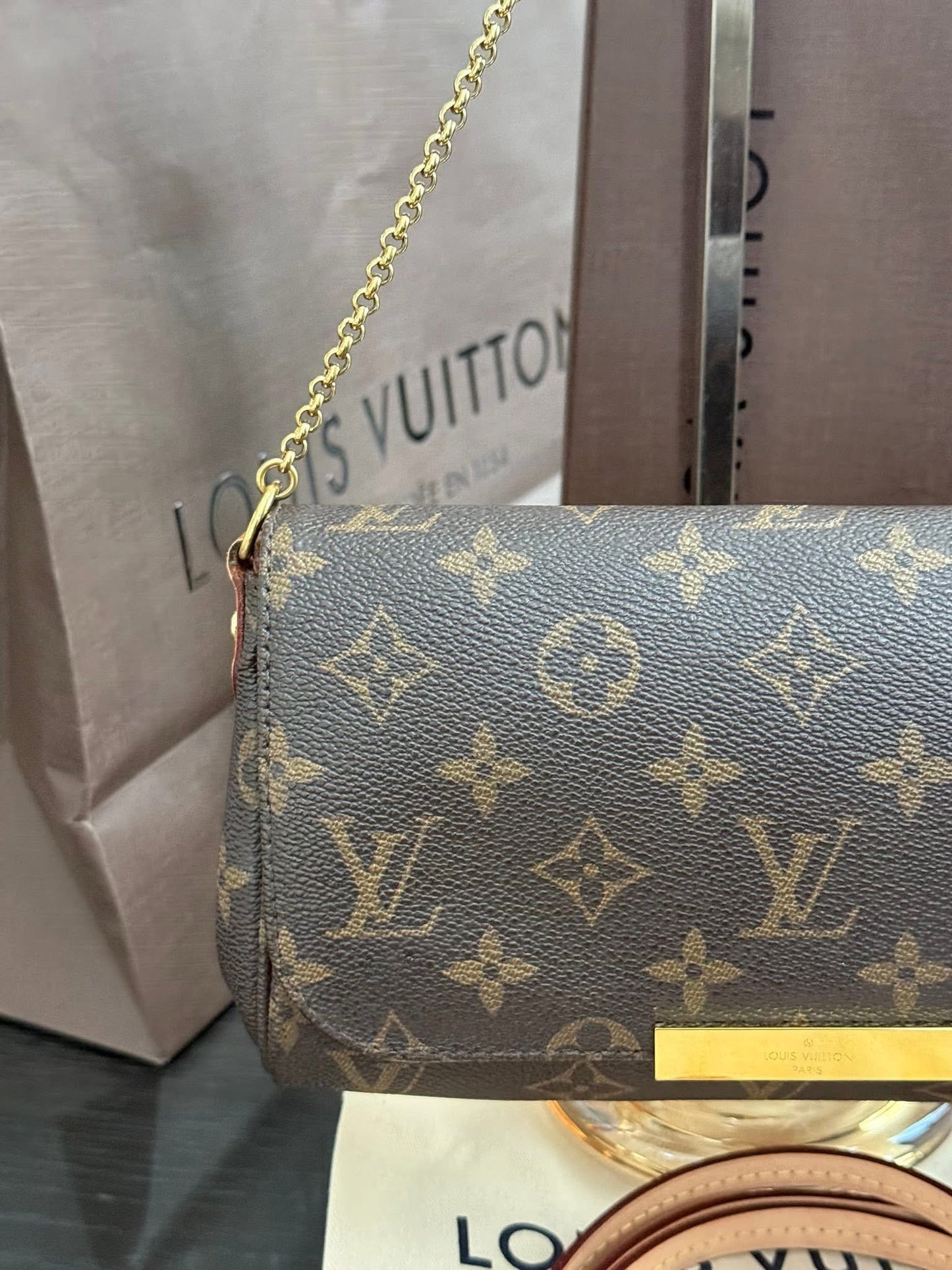 Favorite PM in Monogram with Dustbag, Box and Paper Bag -๐๏ธ Year: 2013