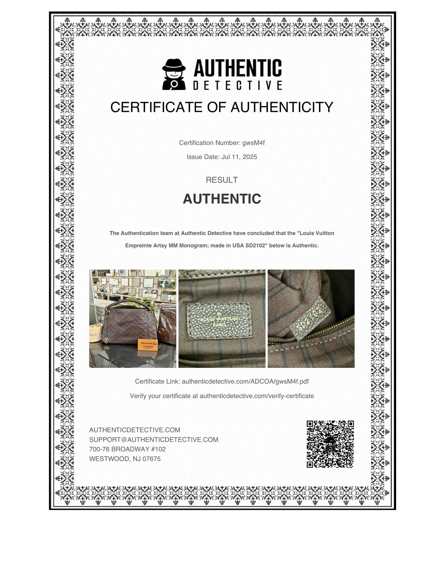 Artsy MM Empriente ( Dark Brown ) with Dustbag and Insert Organizer - ๐
Year: 2012