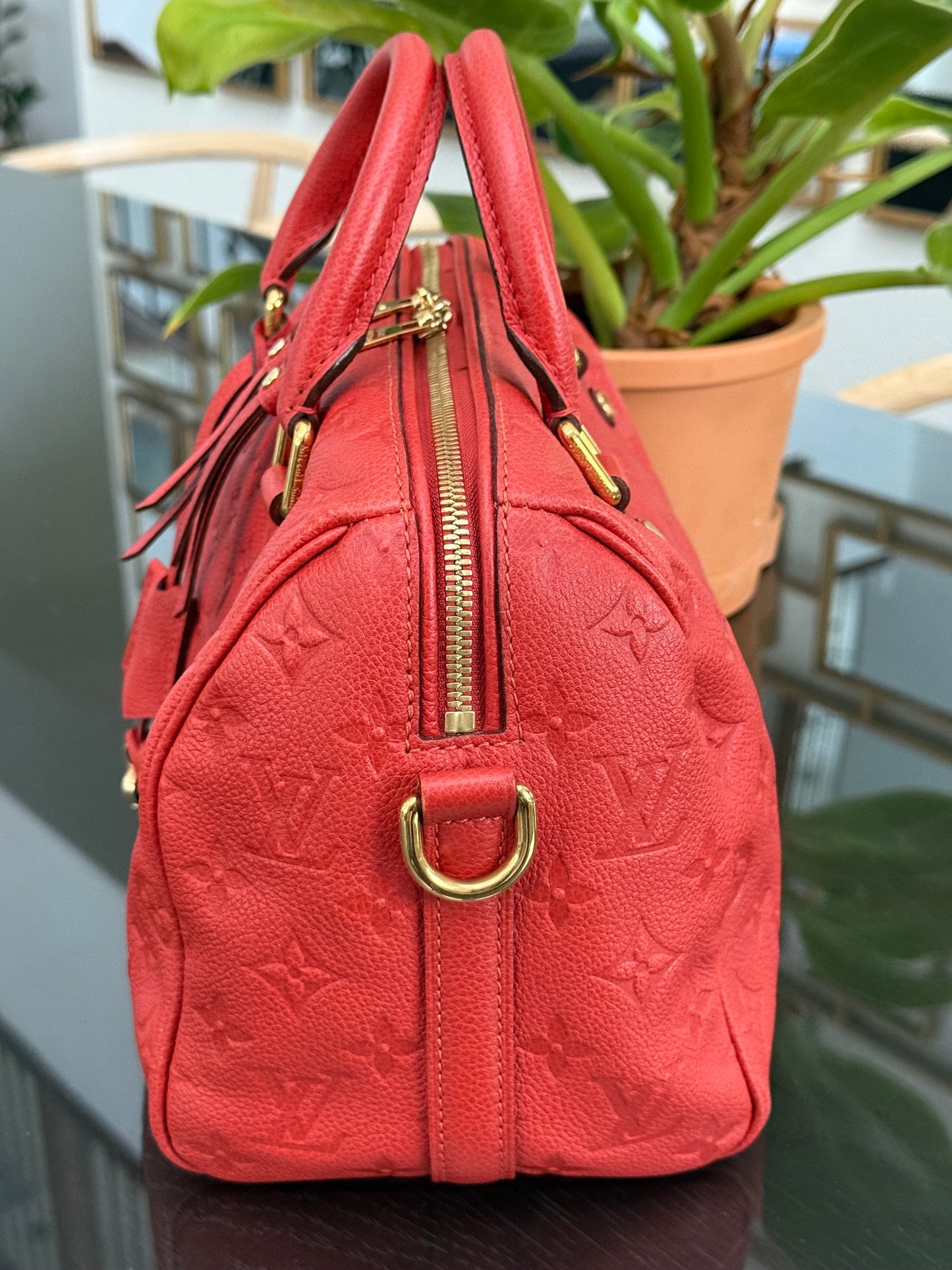 🌺Empriente Speedy 25 Bandoulier with lock 🔐 keys -🗓️ Year: 2012