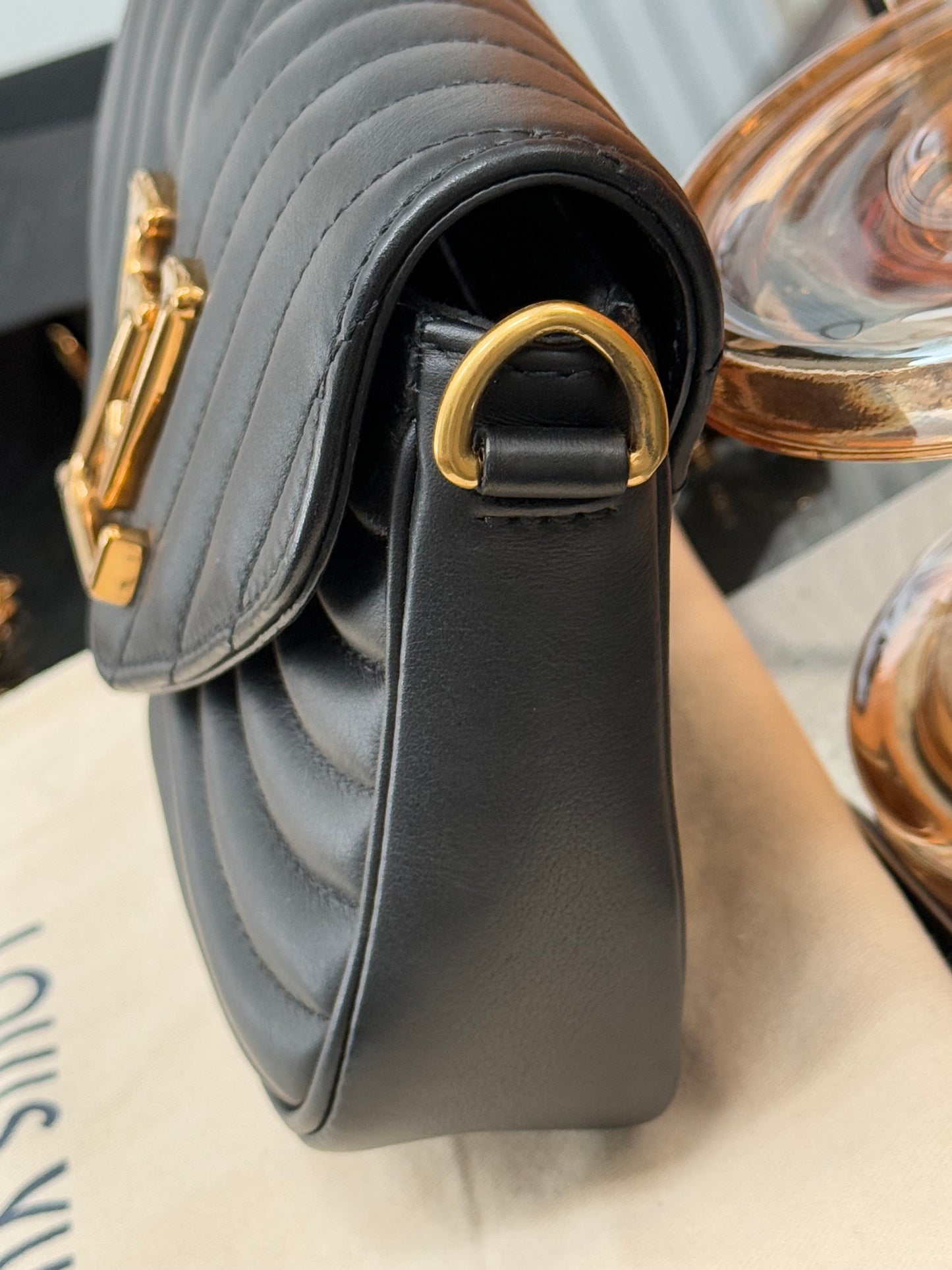 Multi Pochette New Wave Noir with Box, Dustbag and Paper bag -Microchip & Authenticed