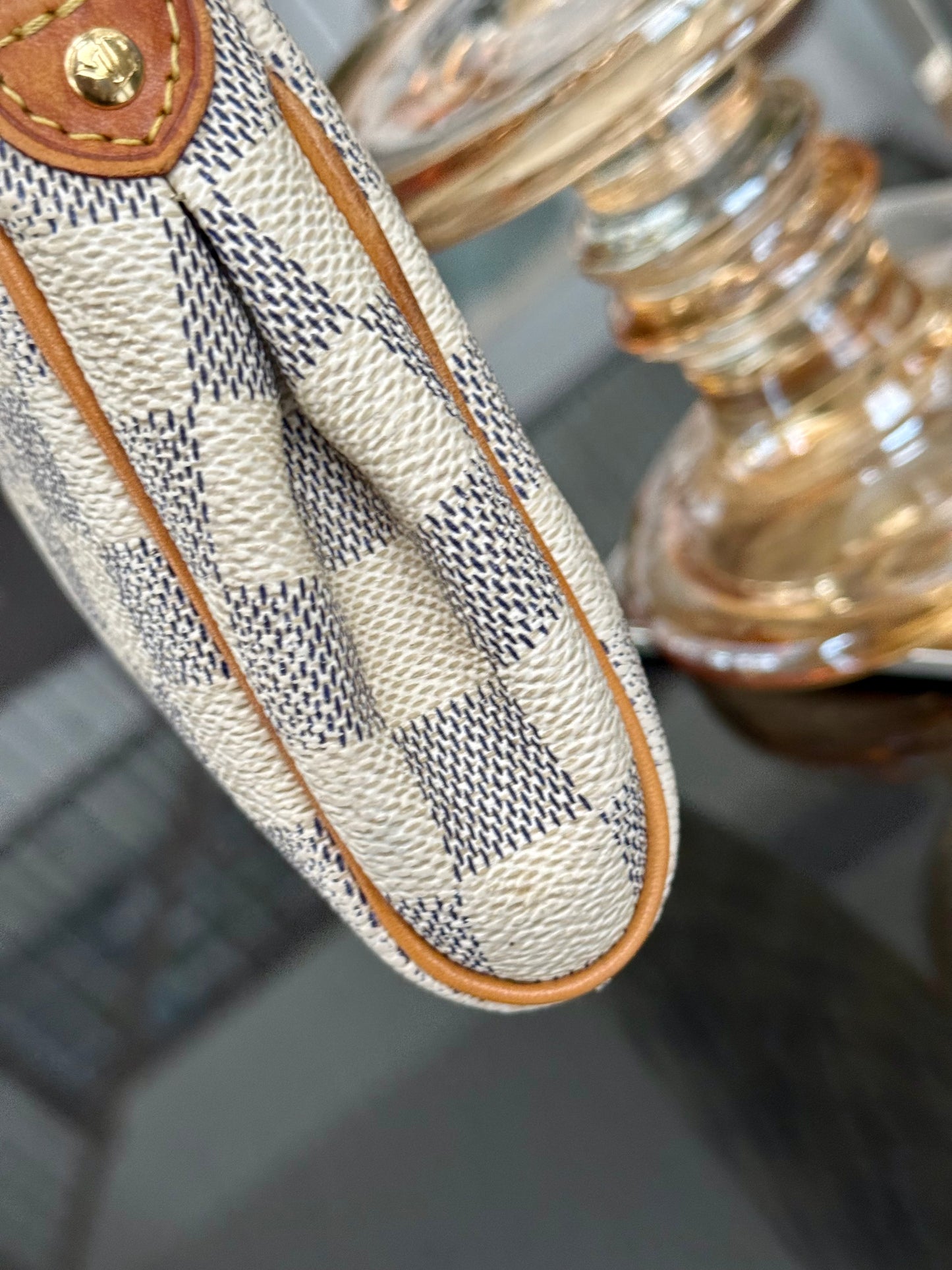 Eva Clutch in Azur with Dustbag , box and Paper bag🗓️ Year: 2011