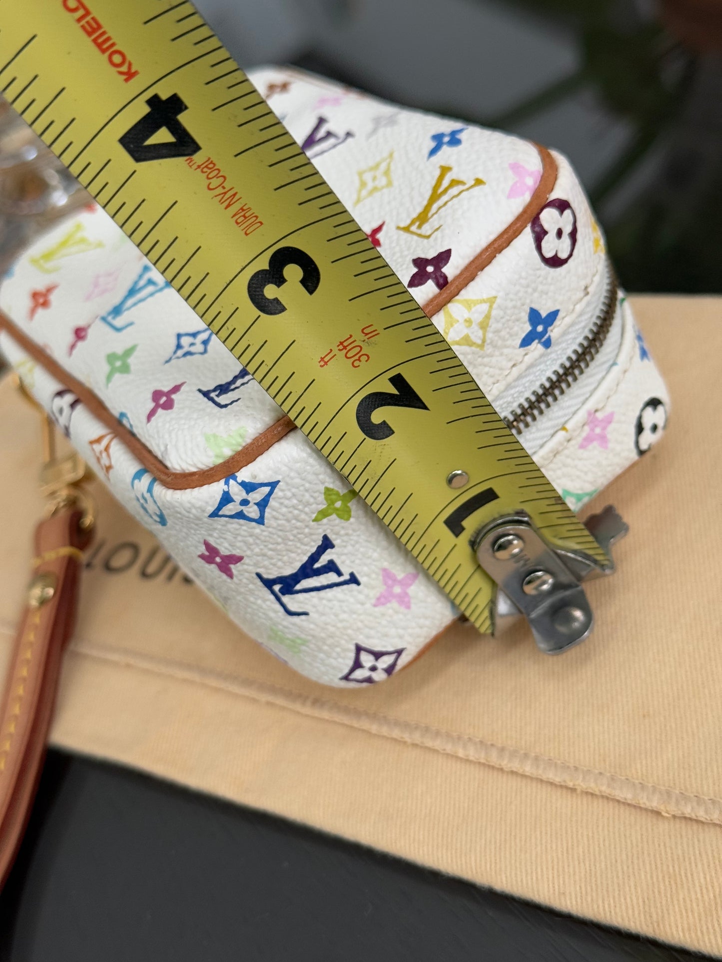 Multicolor Wapity Wristlet with Dustbag 📅 Year: 2005