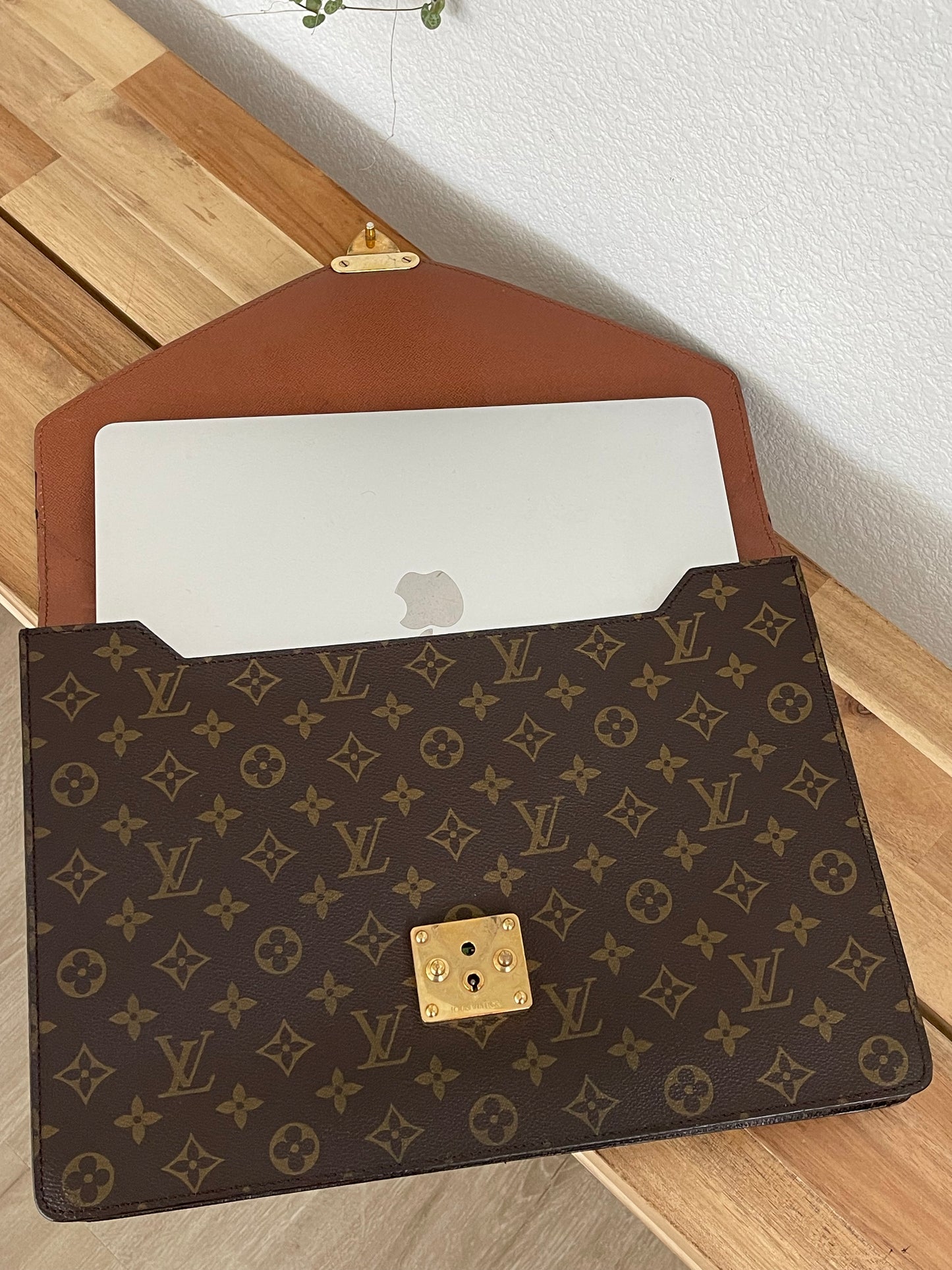 Document Business/Laptop Bag with Key - Year: 1990