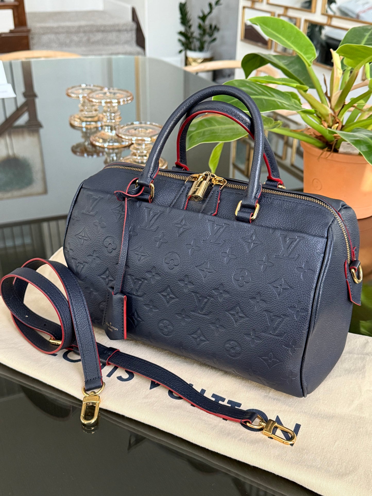 Empreinte Speedy 30 Bandoulier Marine Rouge with Dustbag ๐๏ธ Year: 2016