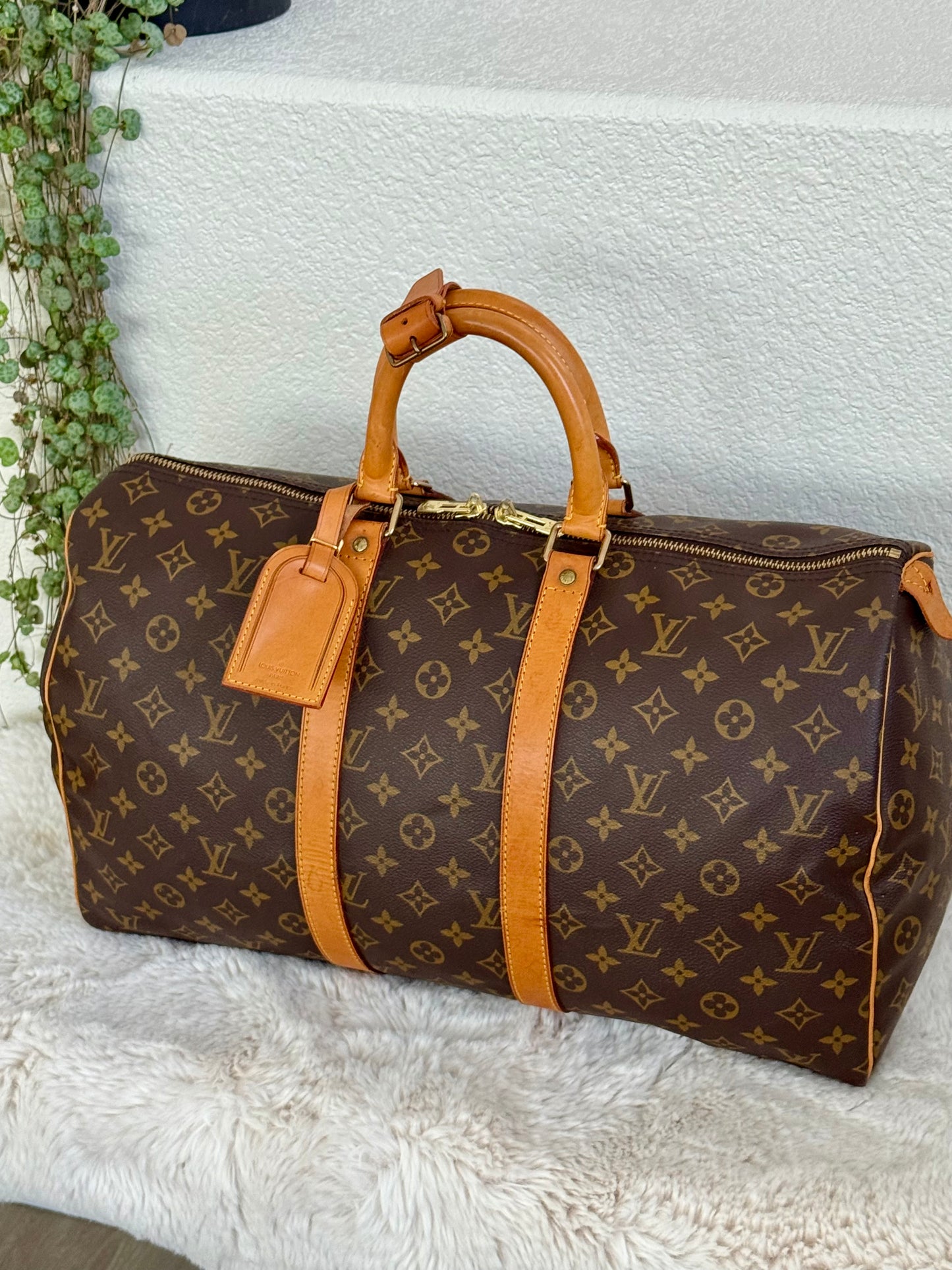 Keepall 45 with luggage tag and Poignet -🗓️ Year 1993