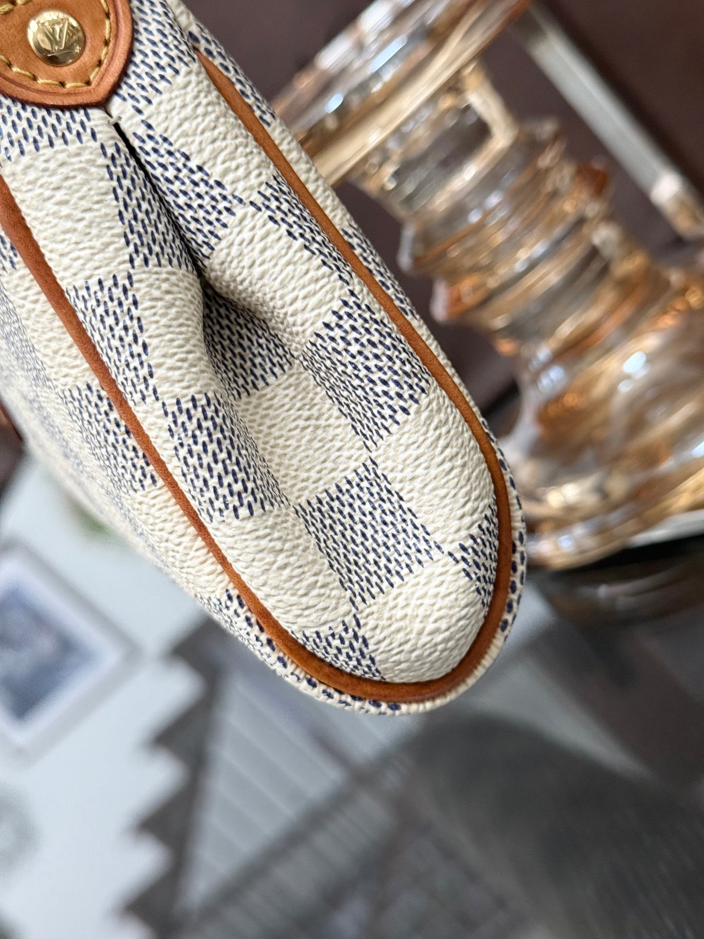 Eva Clutch in Azur with Dustbag , box and Paper bag 🗓️ Year: 2011