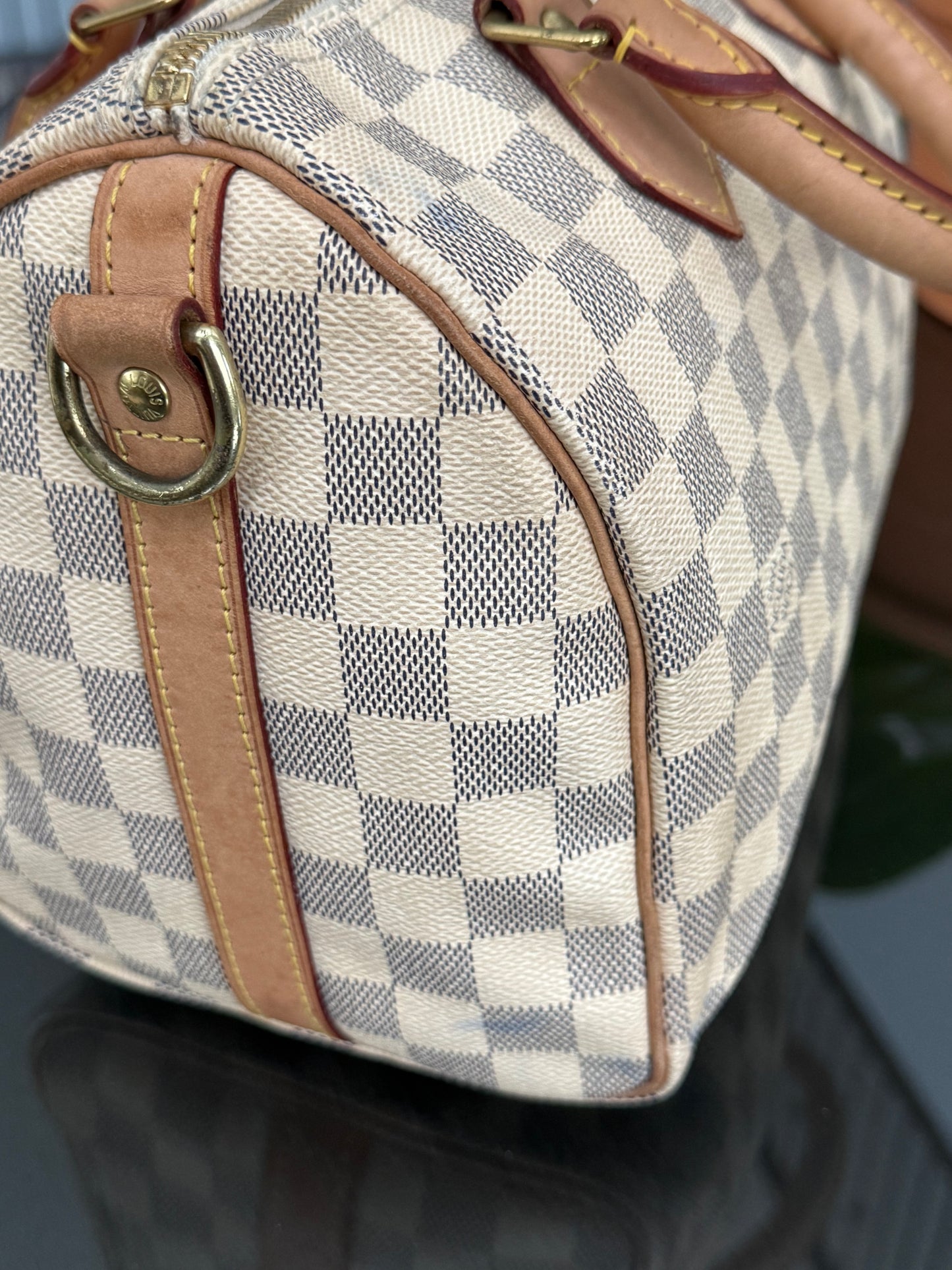 Speedy 25 Bandoulier in Azur with Strap, lock π keys, Dustbag and Insert Organizer ποΈ Year 2013