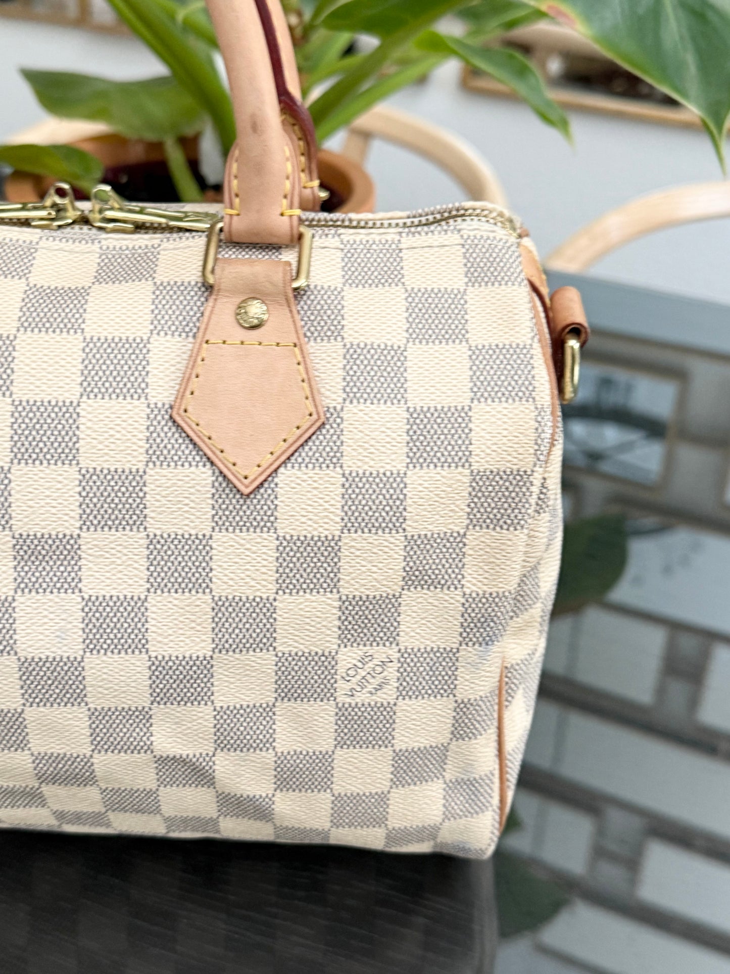 Speedy 25 Bandoulier in Azur with Strap, lock π keys, Dustbag and Insert Organizer ποΈ Year 2013