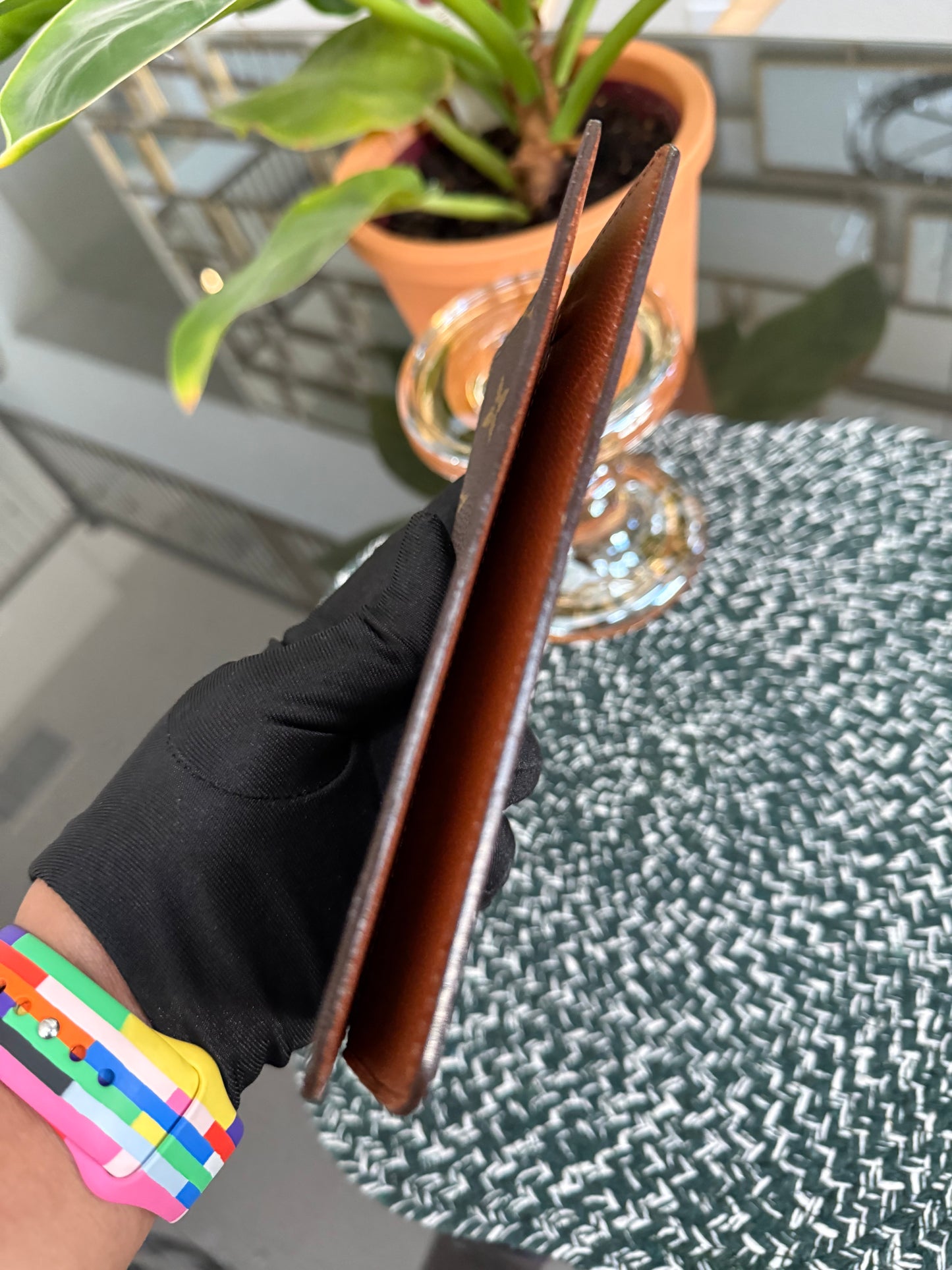 Vintage Checkbook Holder in Monogram 🗓️ Year: 1989