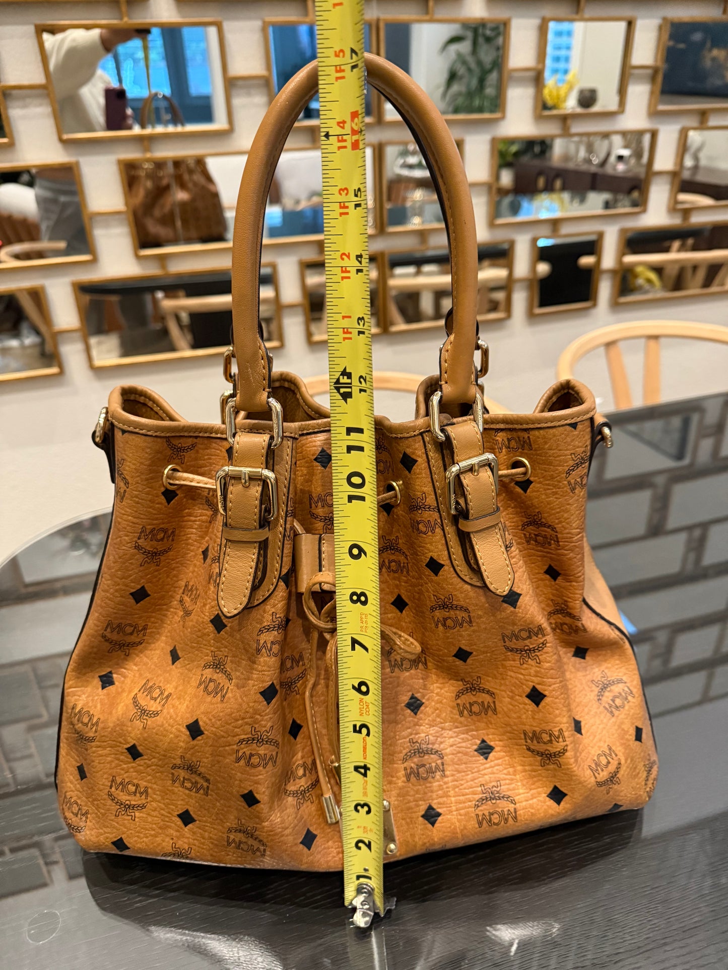 MCM Bucket Bag (No Strap)