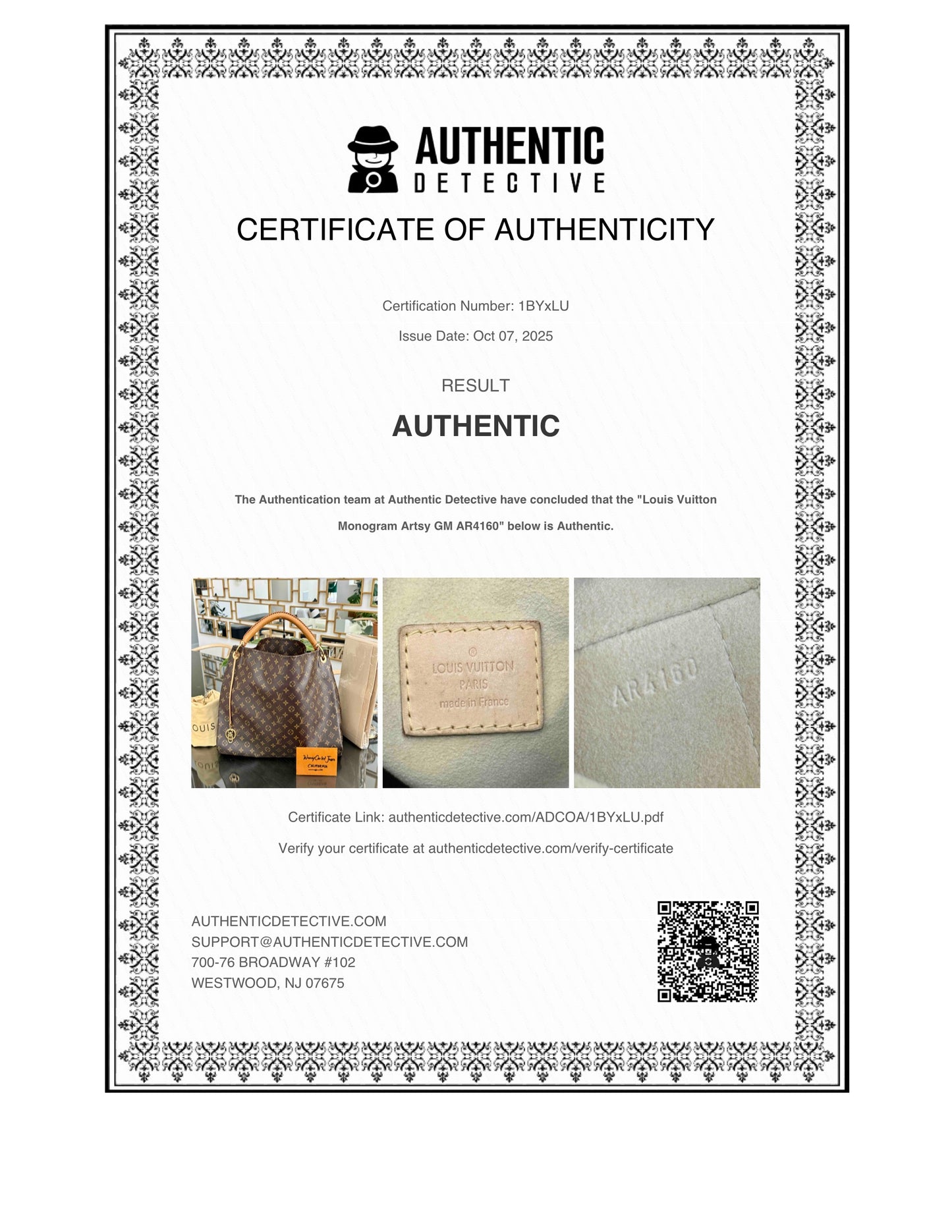 Artsy GM with Dustbag and Insert Organizer - 📅 Year: 2010