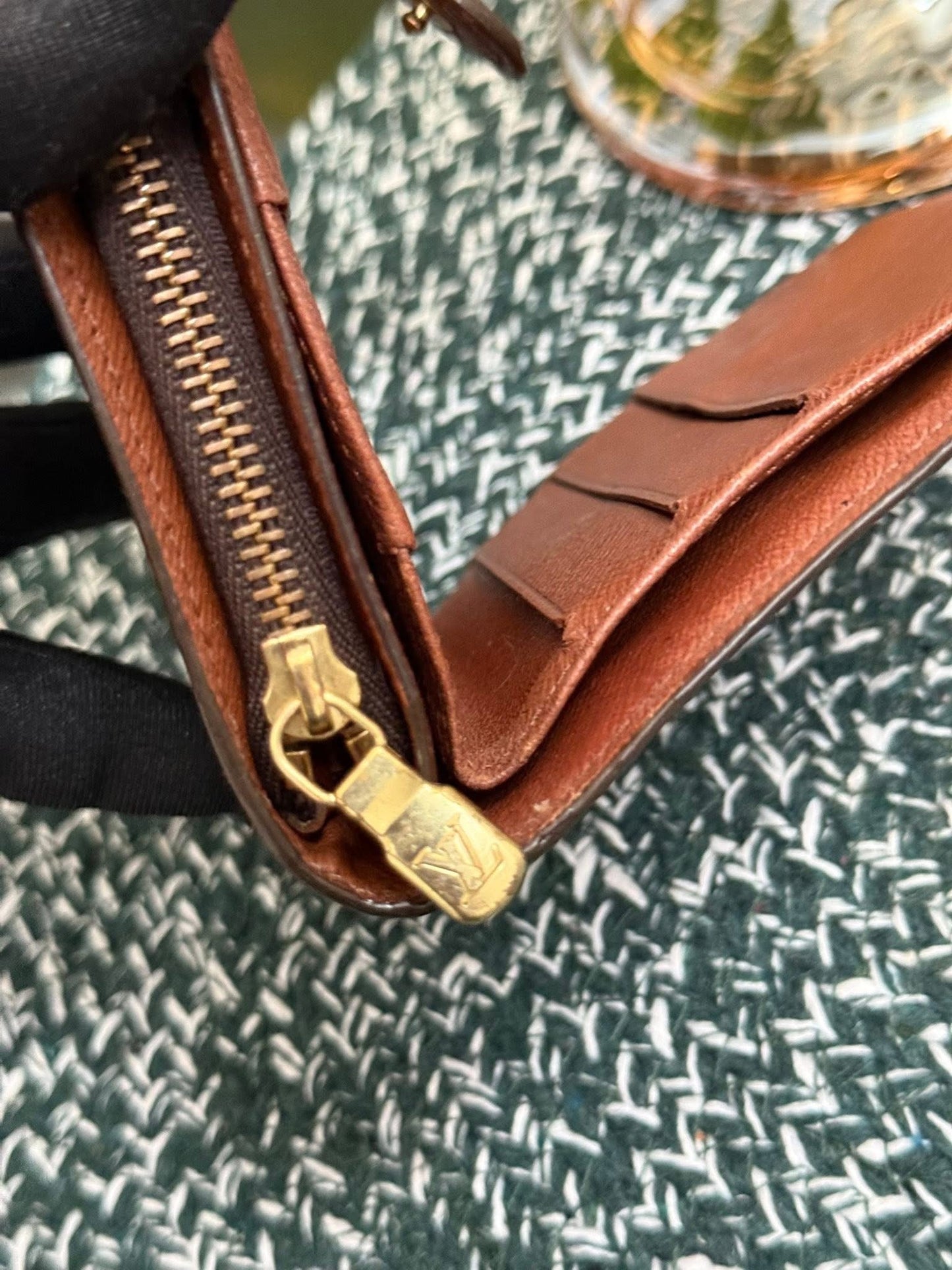 Monogram Zip Around Compact Wallet ๐๏ธ Year: 1999