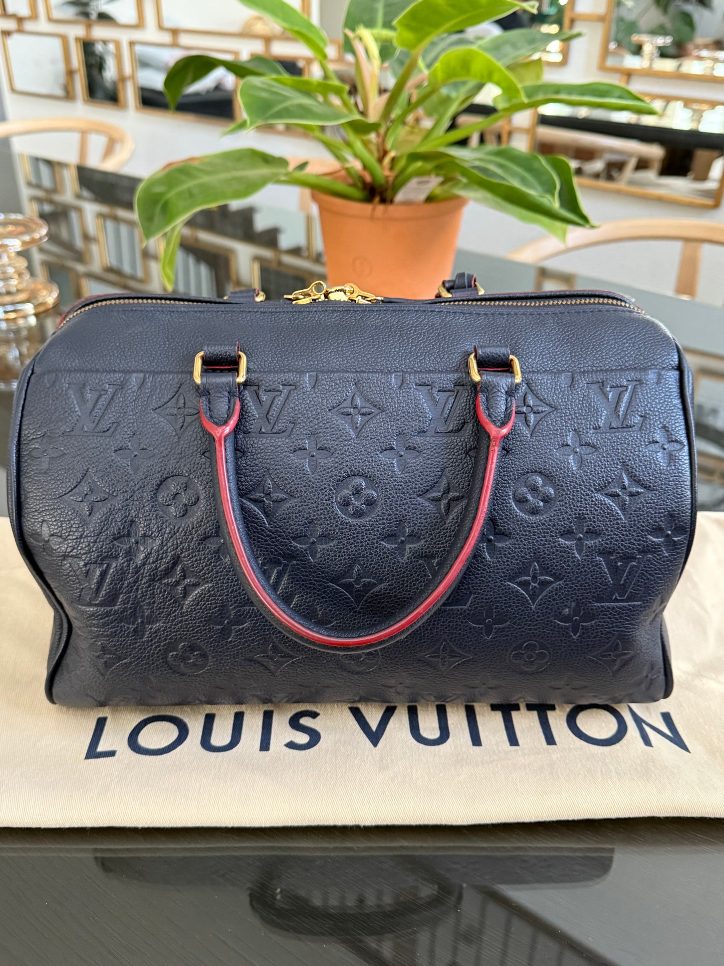 Empreinte Speedy 30 Bandoulier Marine Rouge with Dustbag ๐๏ธ Year: 2016