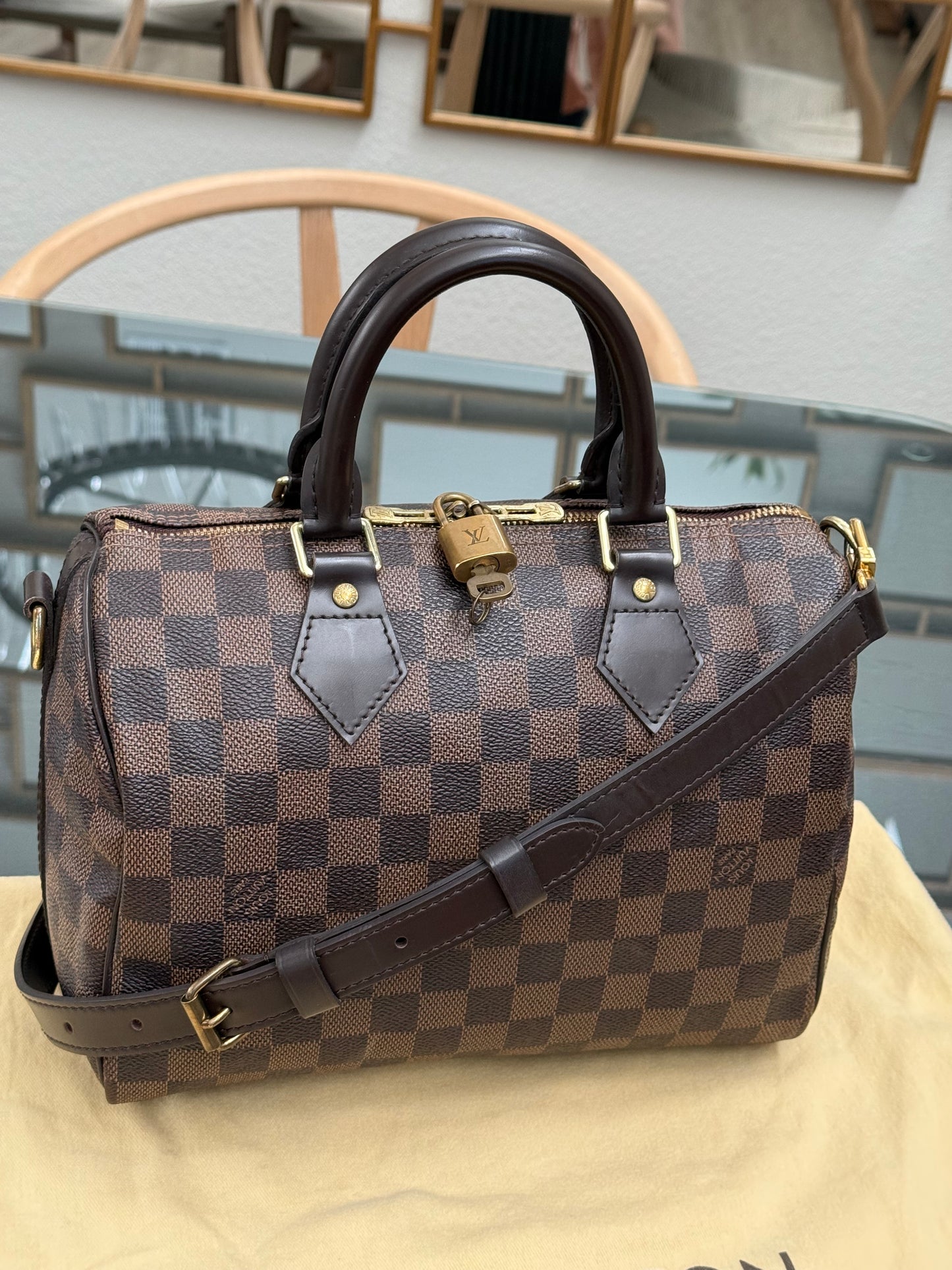 Speedy 25 Bandoulier in DE with π Lock, Key and Dustbag -Year: 2014