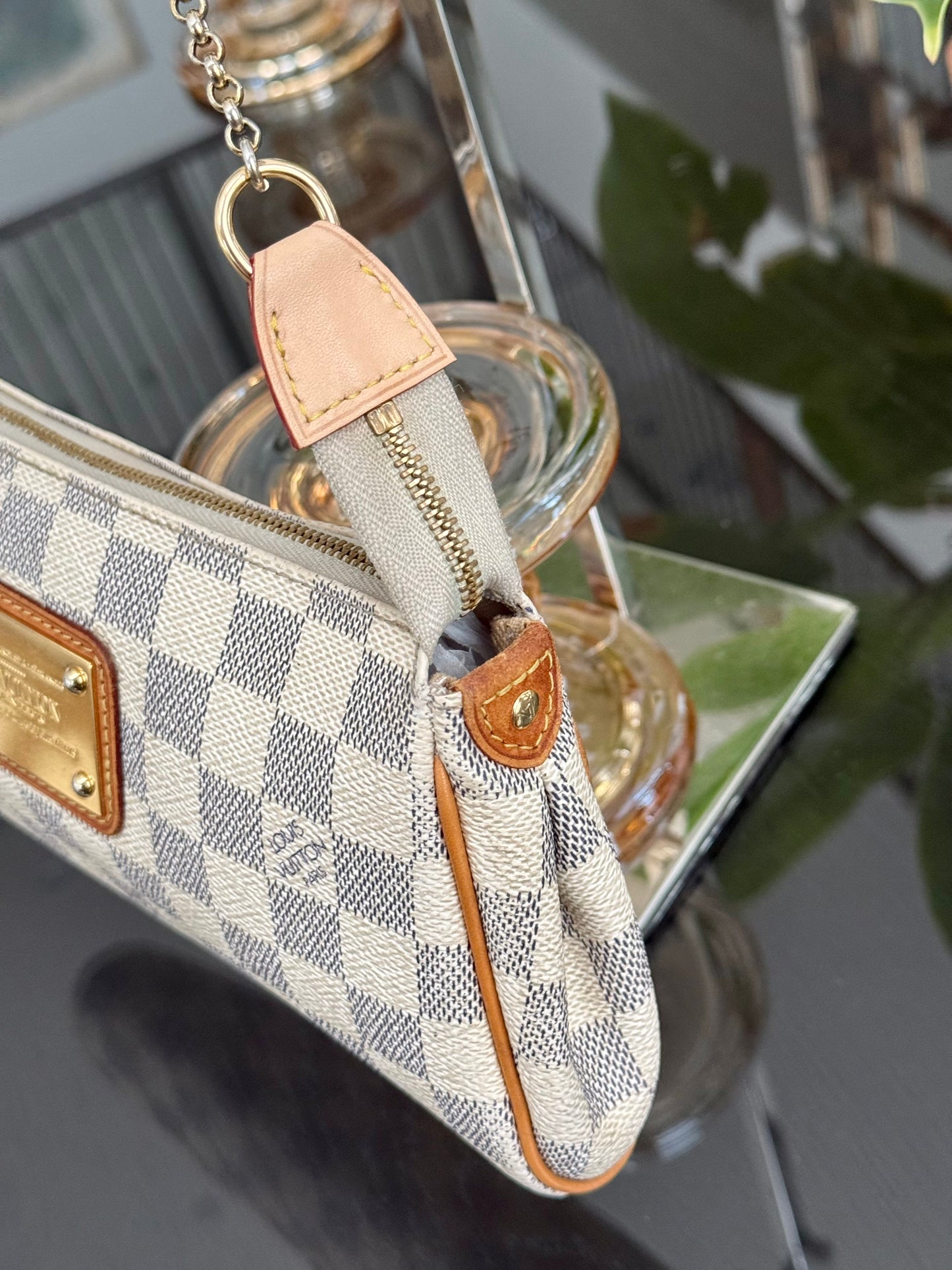 Eva Clutch in Azur with Dustbag , box and Paper bag🗓️ Year: 2011