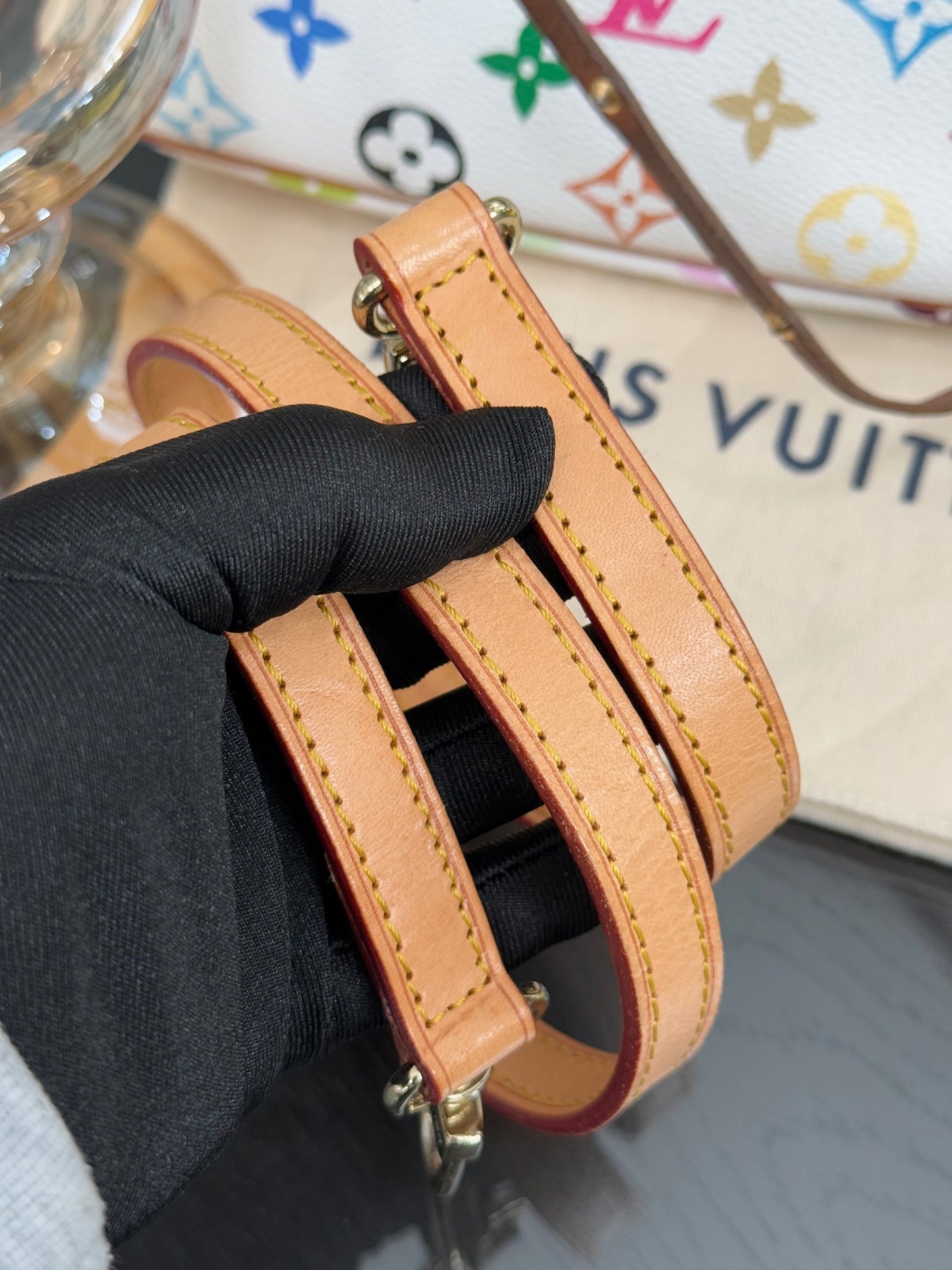 Multicolor Pochette Accessories with Dustbag and Strap π
Year: 2003