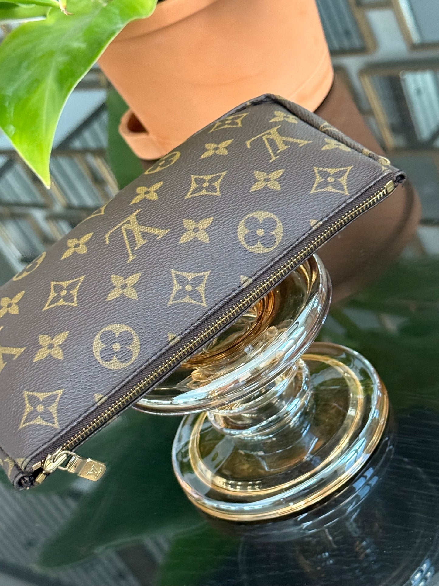 Sac Shopping Pouch with Generic Gold Strap
