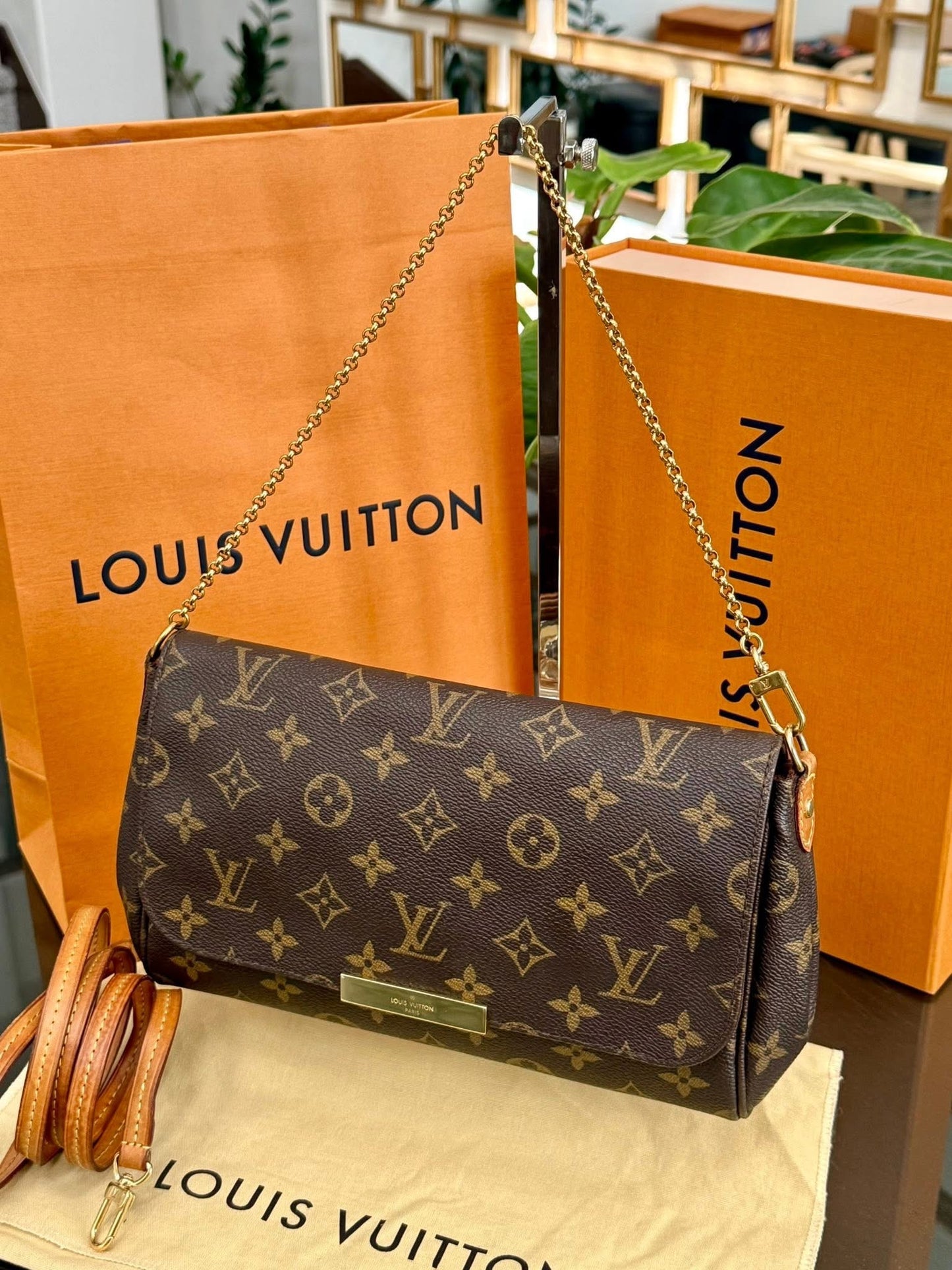 Favorite MM in Monogram with Dustbag, Box and Paper Bag -๐๏ธ Year: 2012