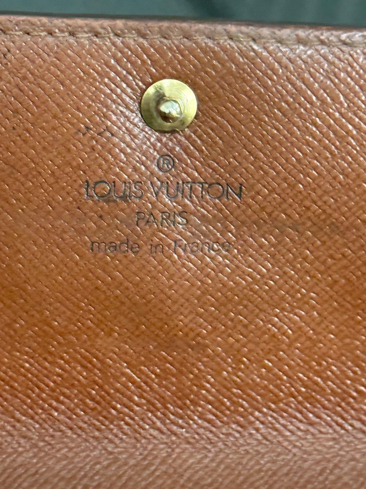 Sarah Wallet in Monogram 2 Cardholders 🗓️ Year: 1999