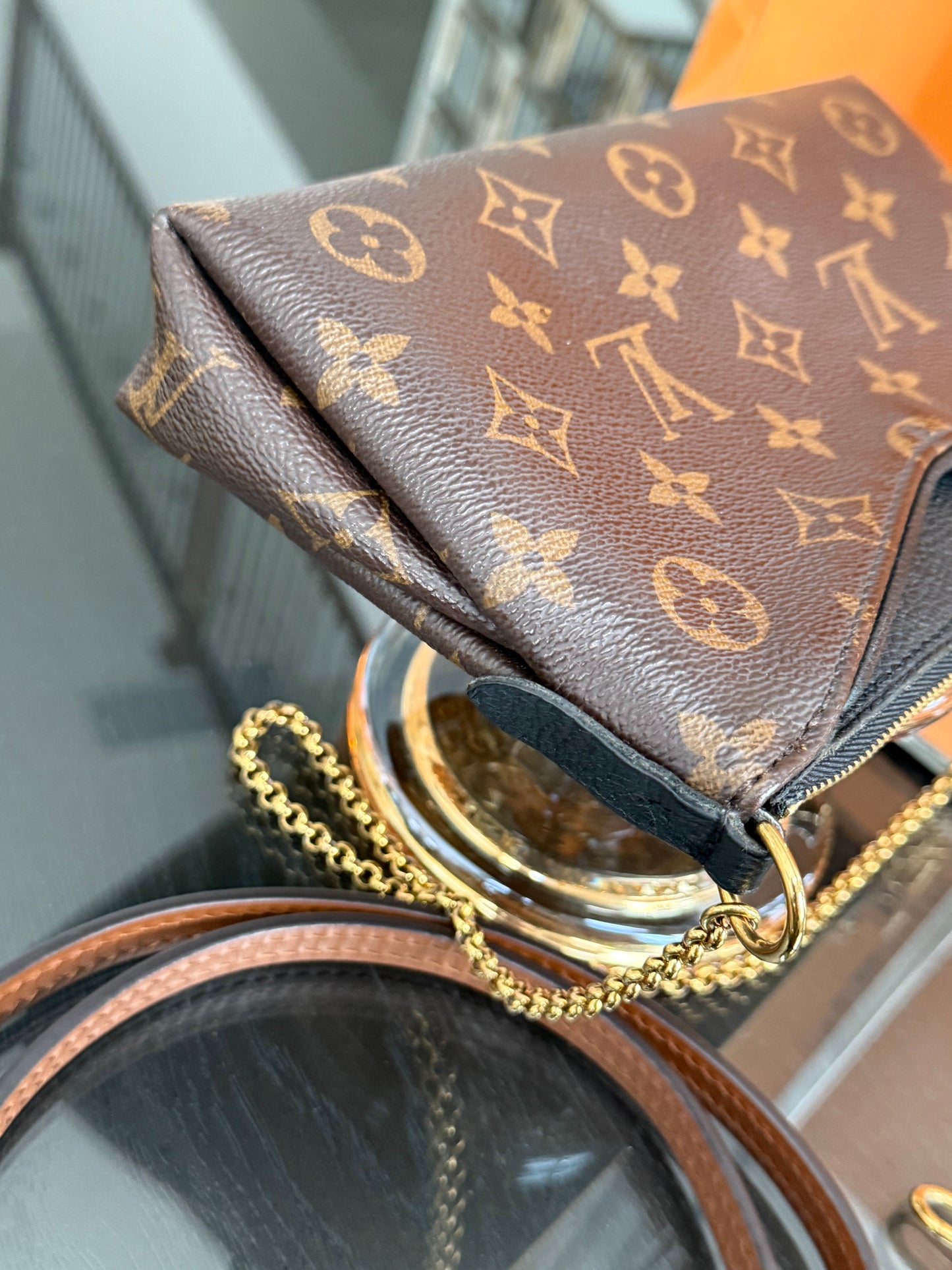 Pallas Clutch w/ Box , Receipt, and Paper bag-Year: 2017