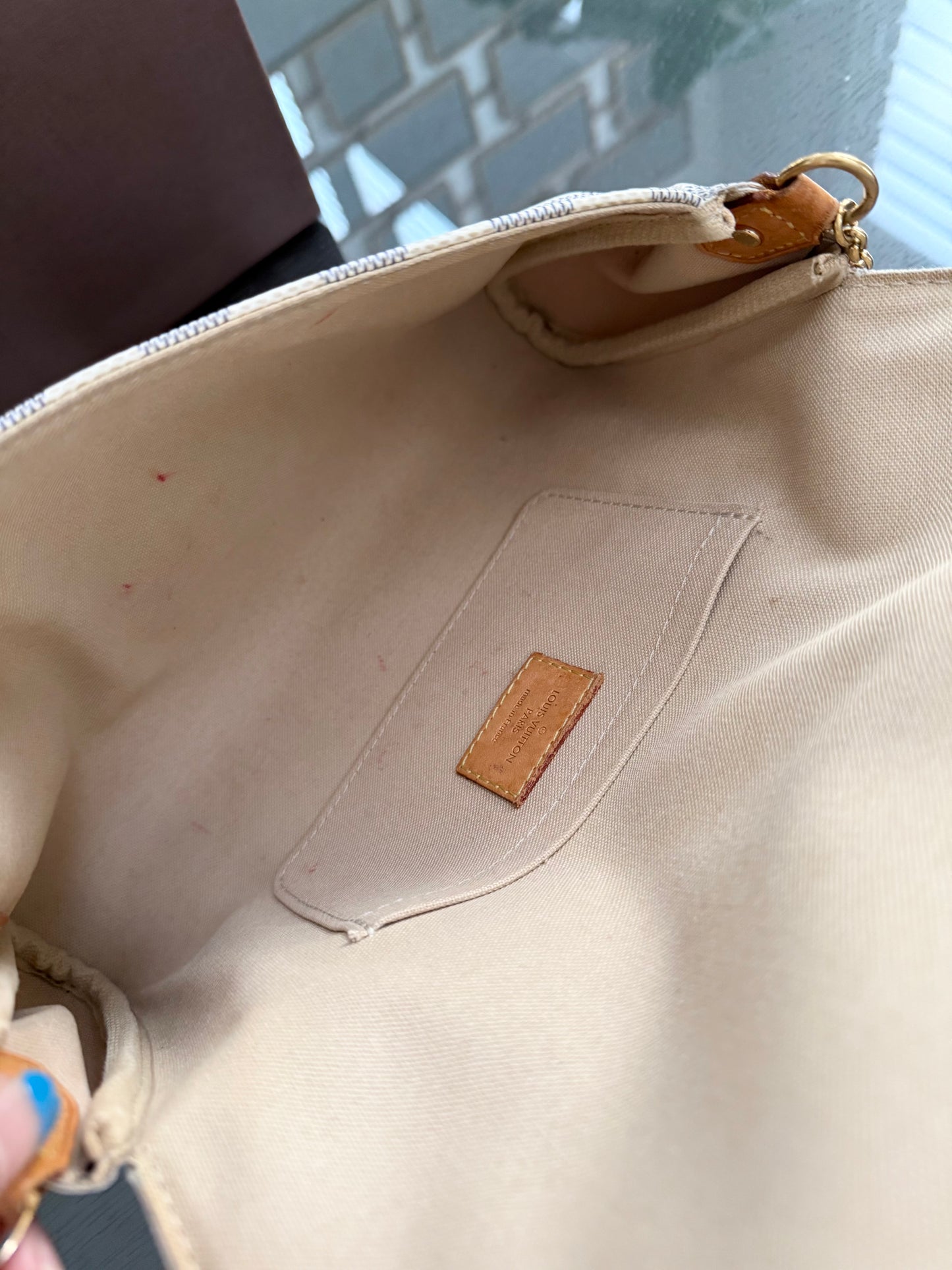 Favorite MM in Azur with Dustbag, Insert Organizer, Box and Paper bag -Year: 2015